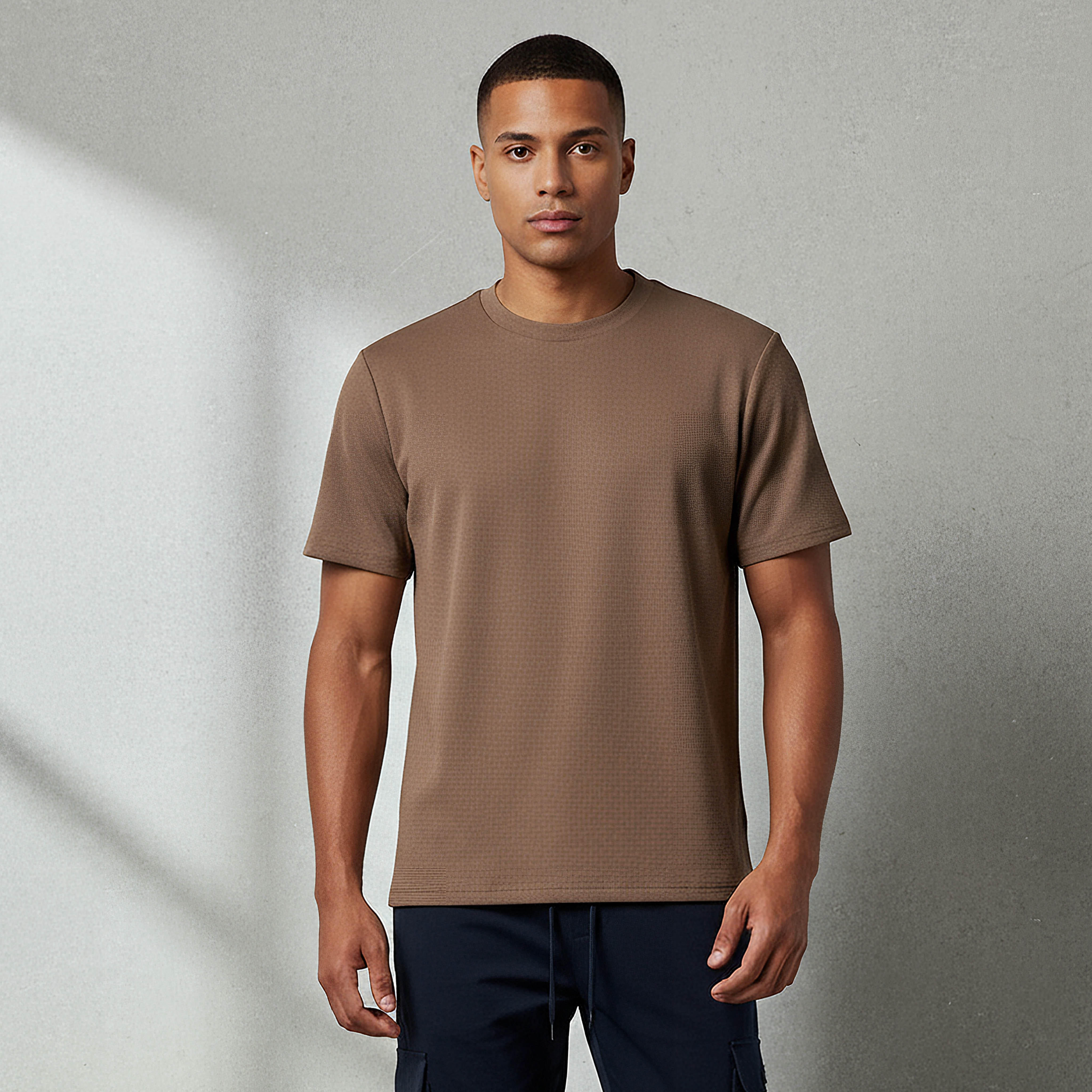 Love Pangolin Men 2 Way Stretch Waffle Textured T-shirt-men-clothing-sportswearandactivewear-tshirtsandpolos-image-1