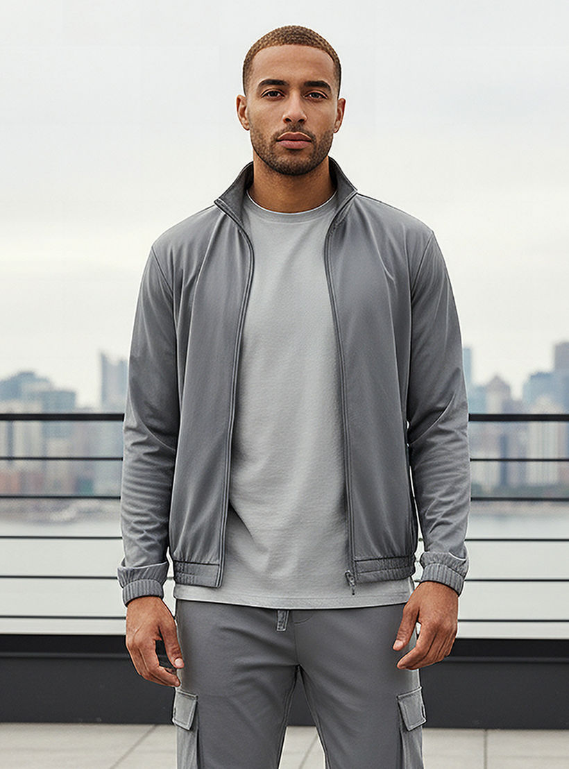 Love Pangolin Men Zip-Through Jacket-men-clothing-jacketsandblazers-jackets-image-1