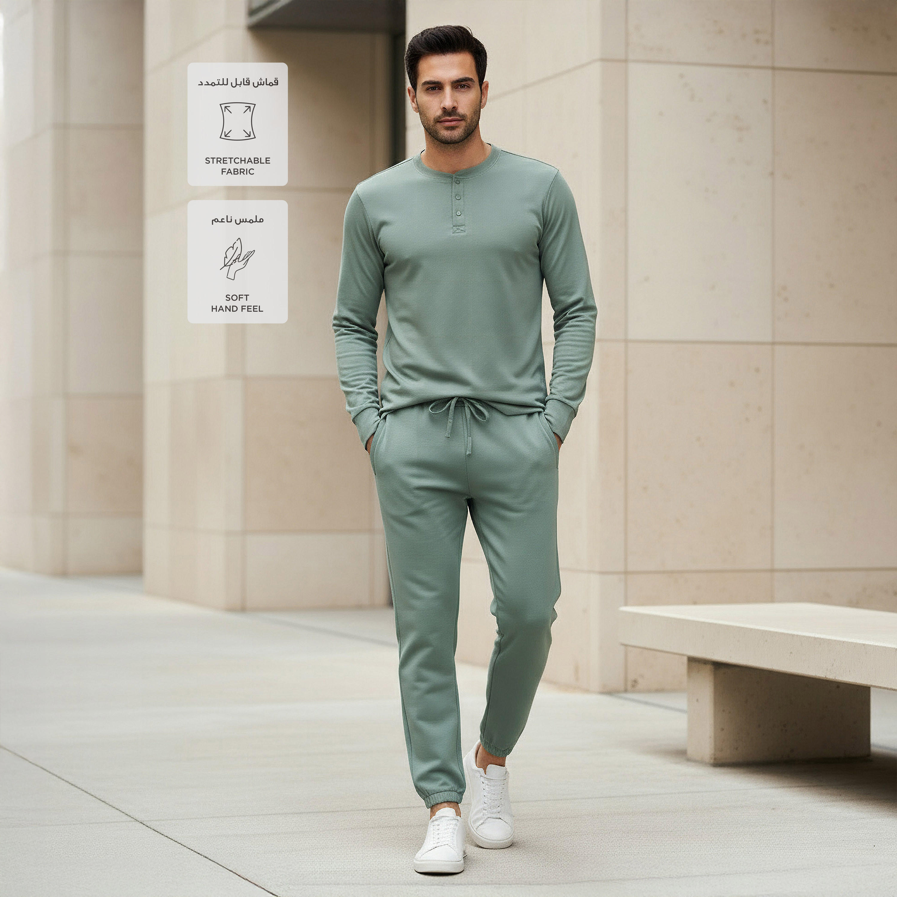 بنطلون رياضي بقصة مريحة وجيوب للرجال من لوف بانغولين-men-clothing-sportswearandactivewear-bottoms-joggers-image-4