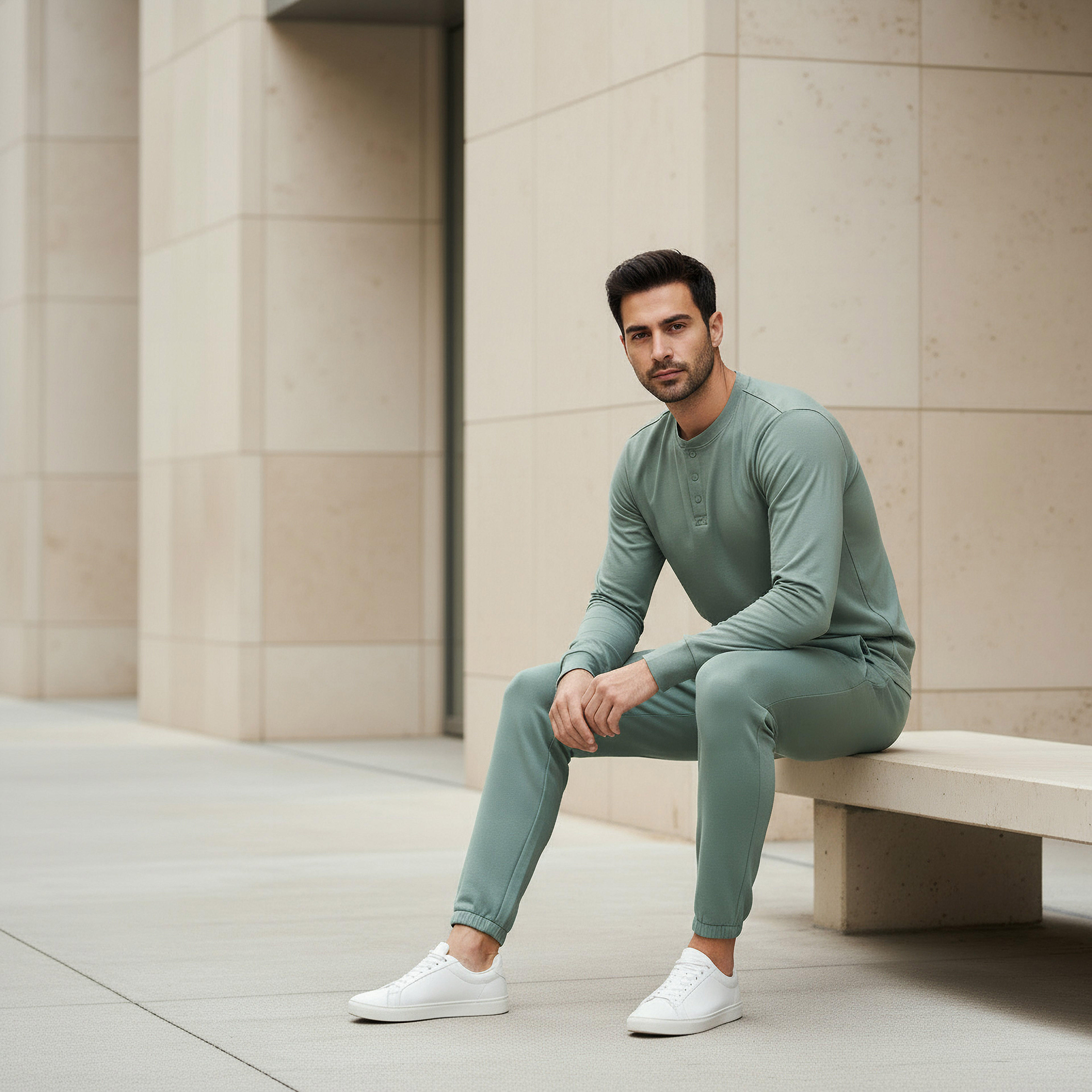 بنطلون رياضي بقصة مريحة وجيوب للرجال من لوف بانغولين-men-clothing-sportswearandactivewear-bottoms-joggers-image-5