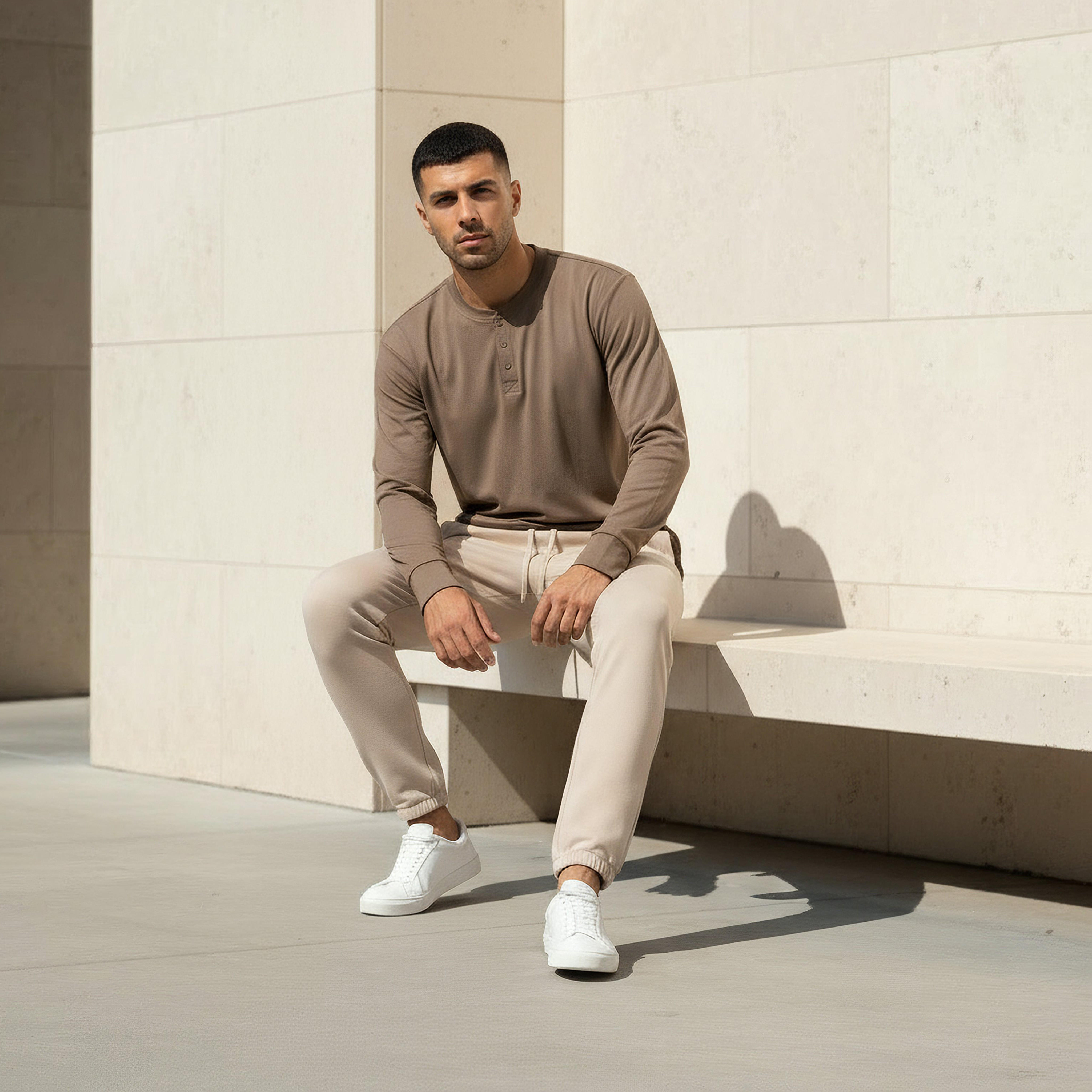 Love Pangolin Men Henley Neck T-shirt-men-clothing-sportswearandactivewear-tshirtsandpolos-image-5