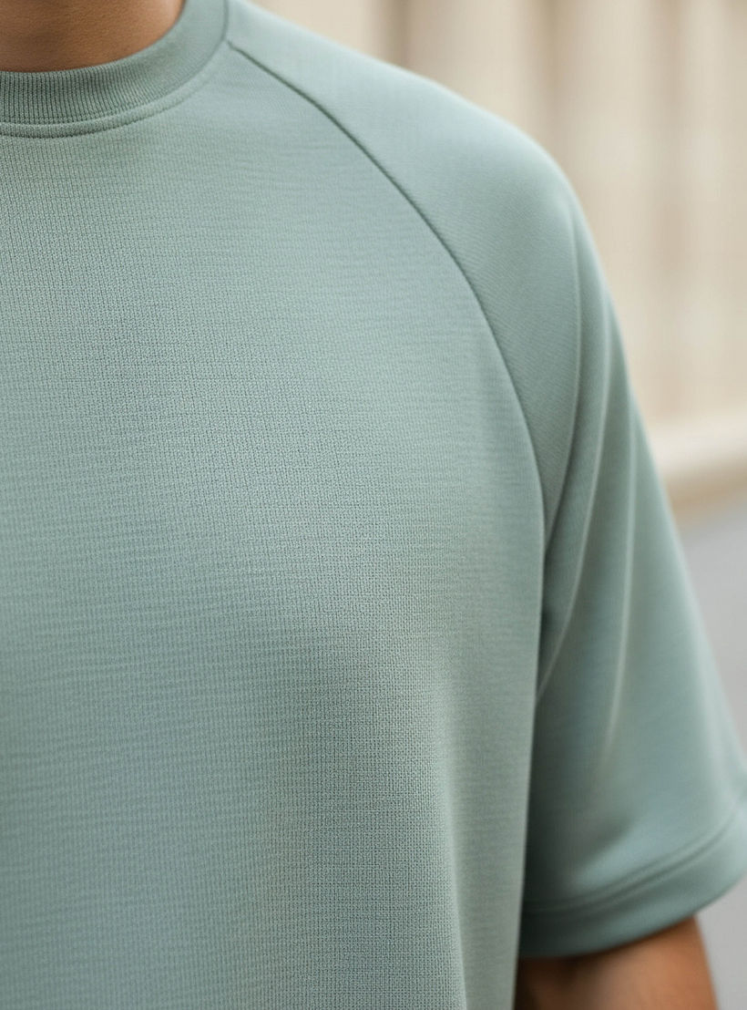 تيشيرت فضفاض بأكمام راجلان للرجال من لاف بانجولين-men-clothing-sportswearandactivewear-tshirtsandpolos-image-4