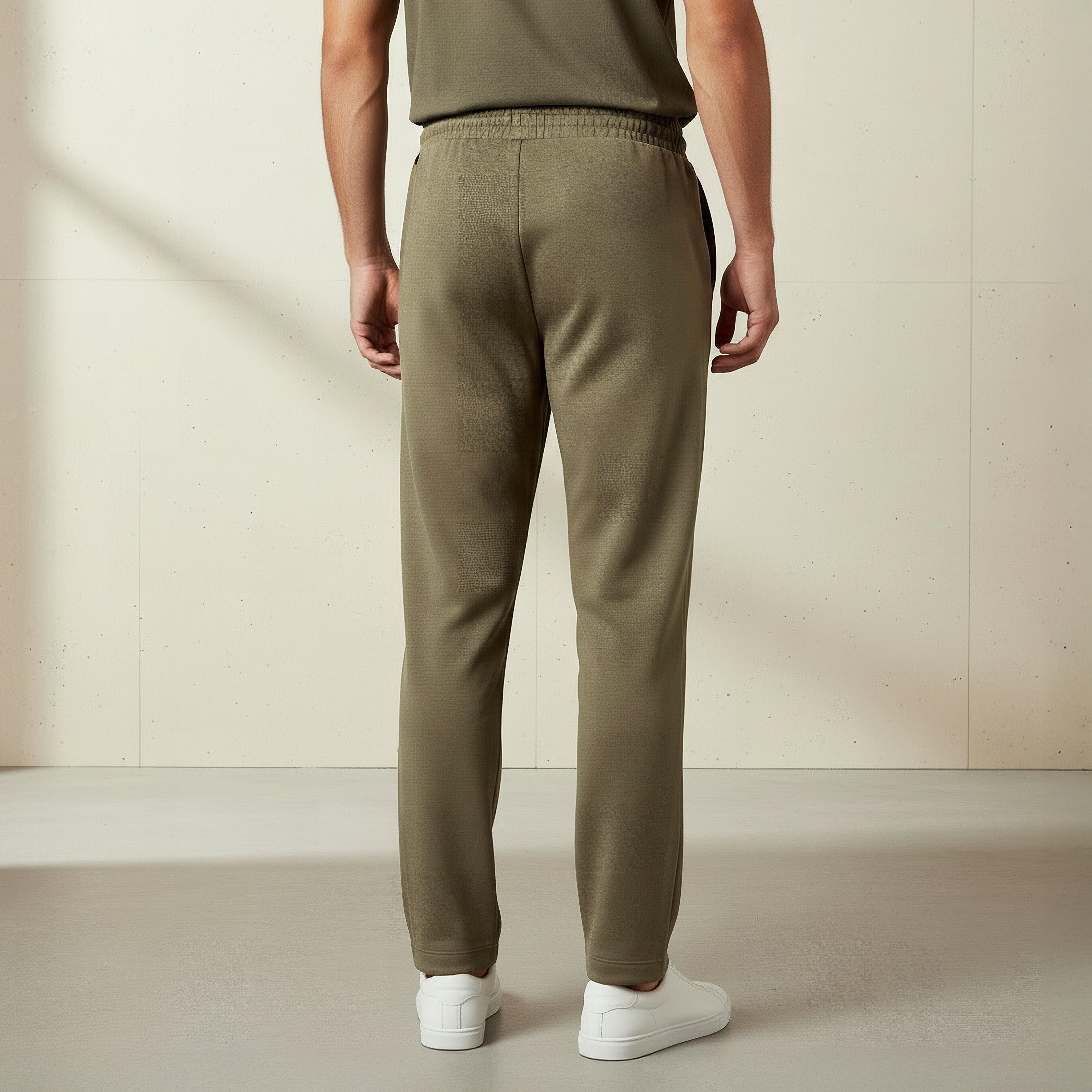 بنطلون رياضي مطاطي بقصة عادية للرجال من كابا-men-clothing-sportswearandactivewear-bottoms-joggers-image-4