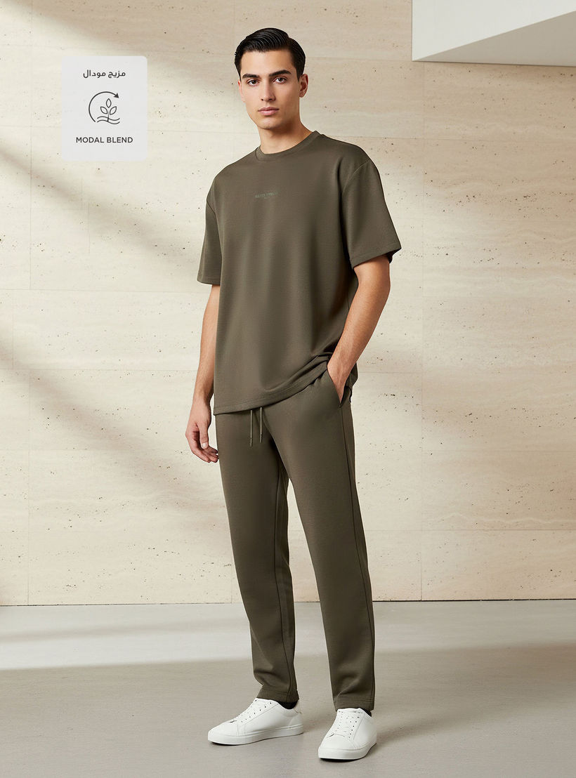 تيشيرت بطبعات شعار للرجال من كابا-men-clothing-sportswearandactivewear-tshirtsandpolos-image-2