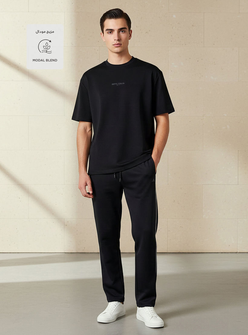 تيشيرت بطبعات شعار للرجال من كابا-men-clothing-sportswearandactivewear-tshirtsandpolos-image-2