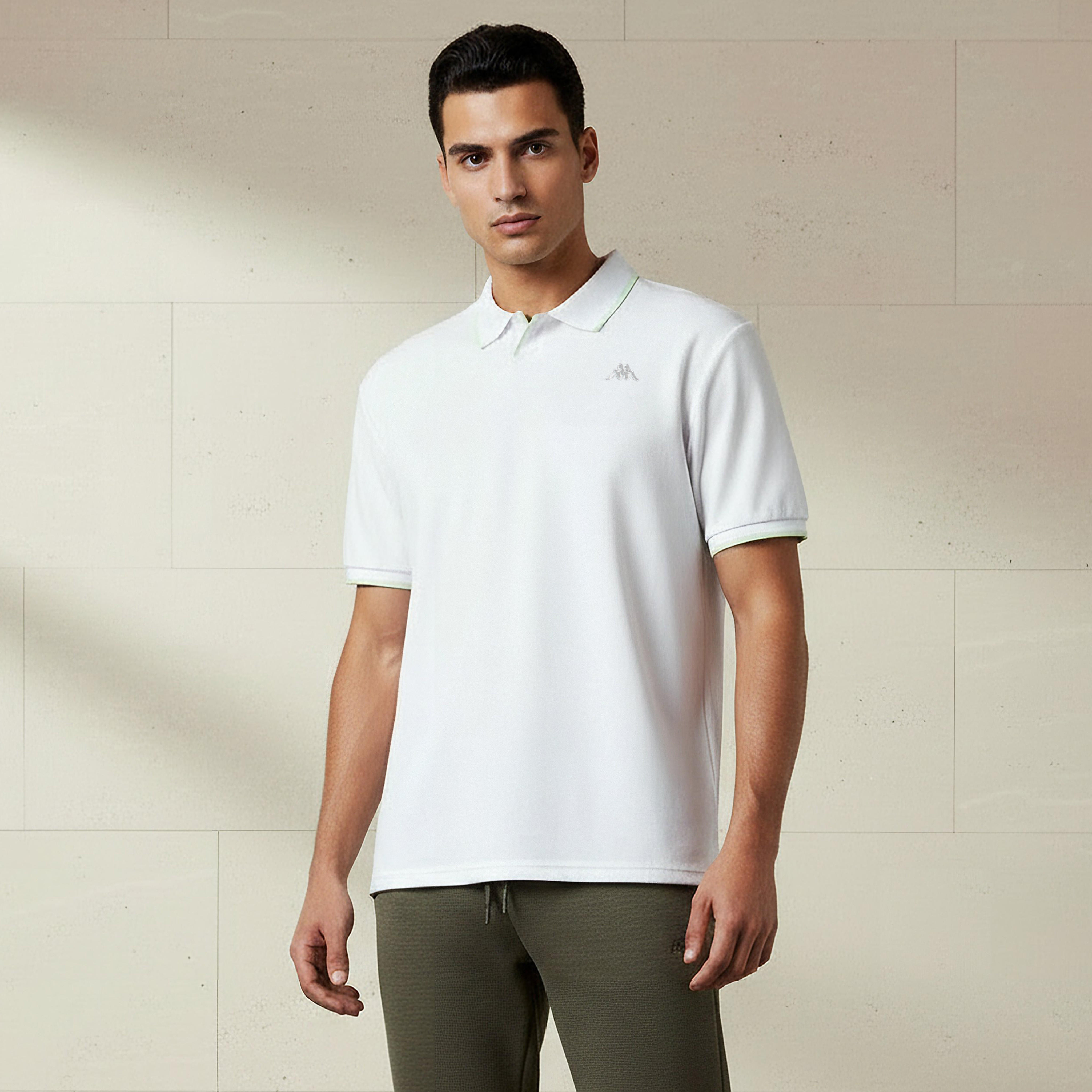 Kappa Men Pique Detail Polo T-shirt-men-clothing-sportswearandactivewear-tshirtsandpolos-image-1