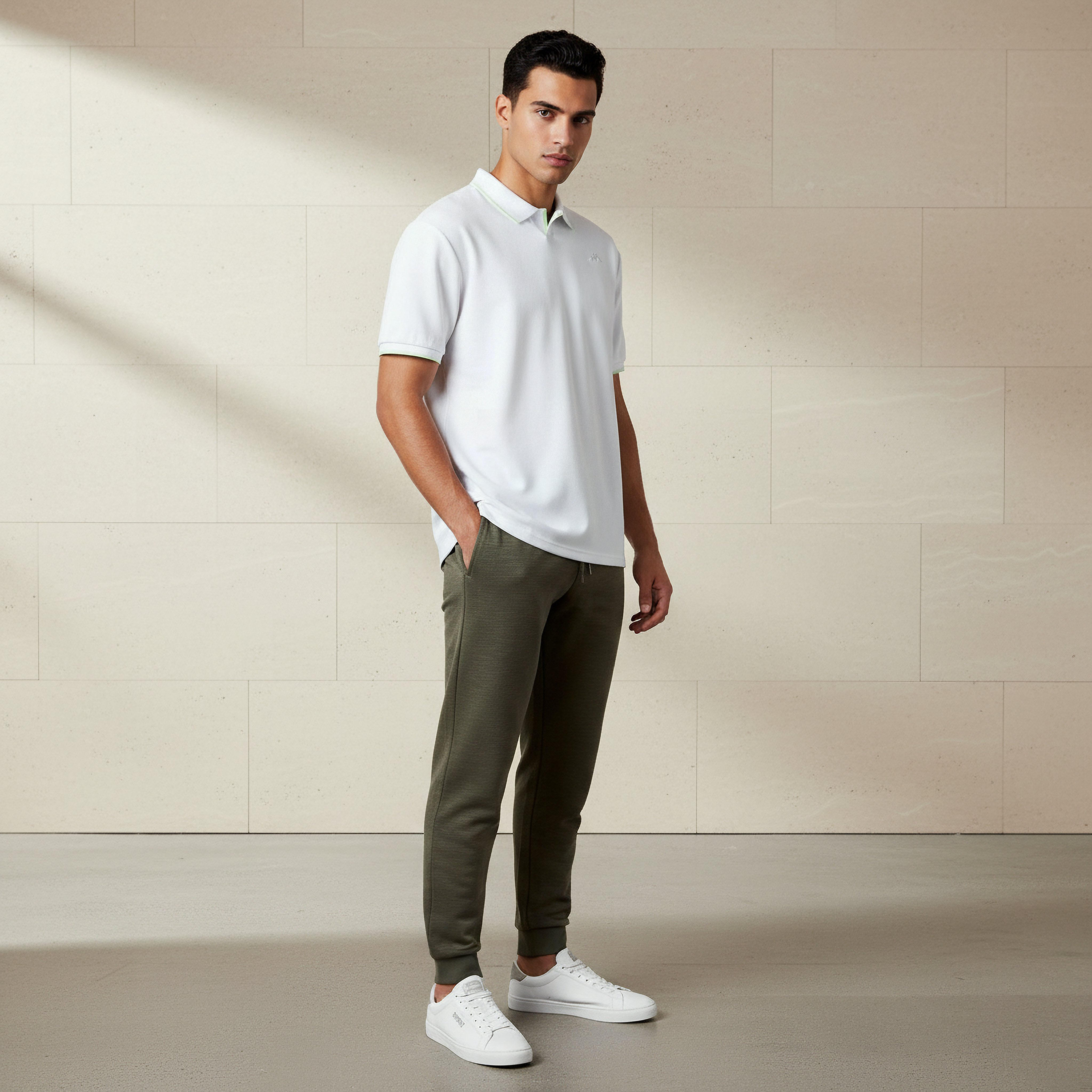 Kappa Men Pique Detail Polo T-shirt-men-clothing-sportswearandactivewear-tshirtsandpolos-image-2