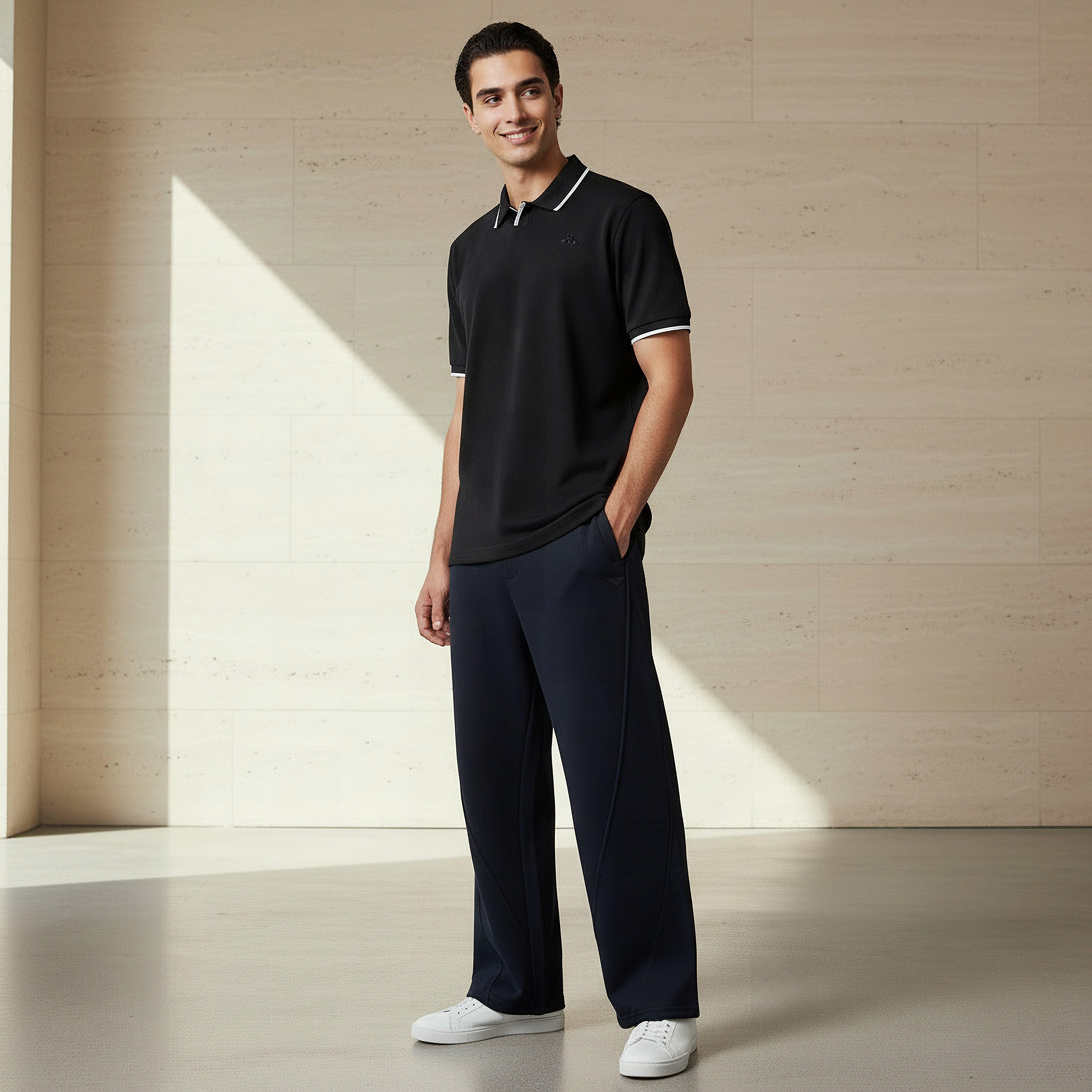 Kappa Men Pique Detail Polo T-shirt-men-clothing-sportswearandactivewear-tshirtsandpolos-image-2