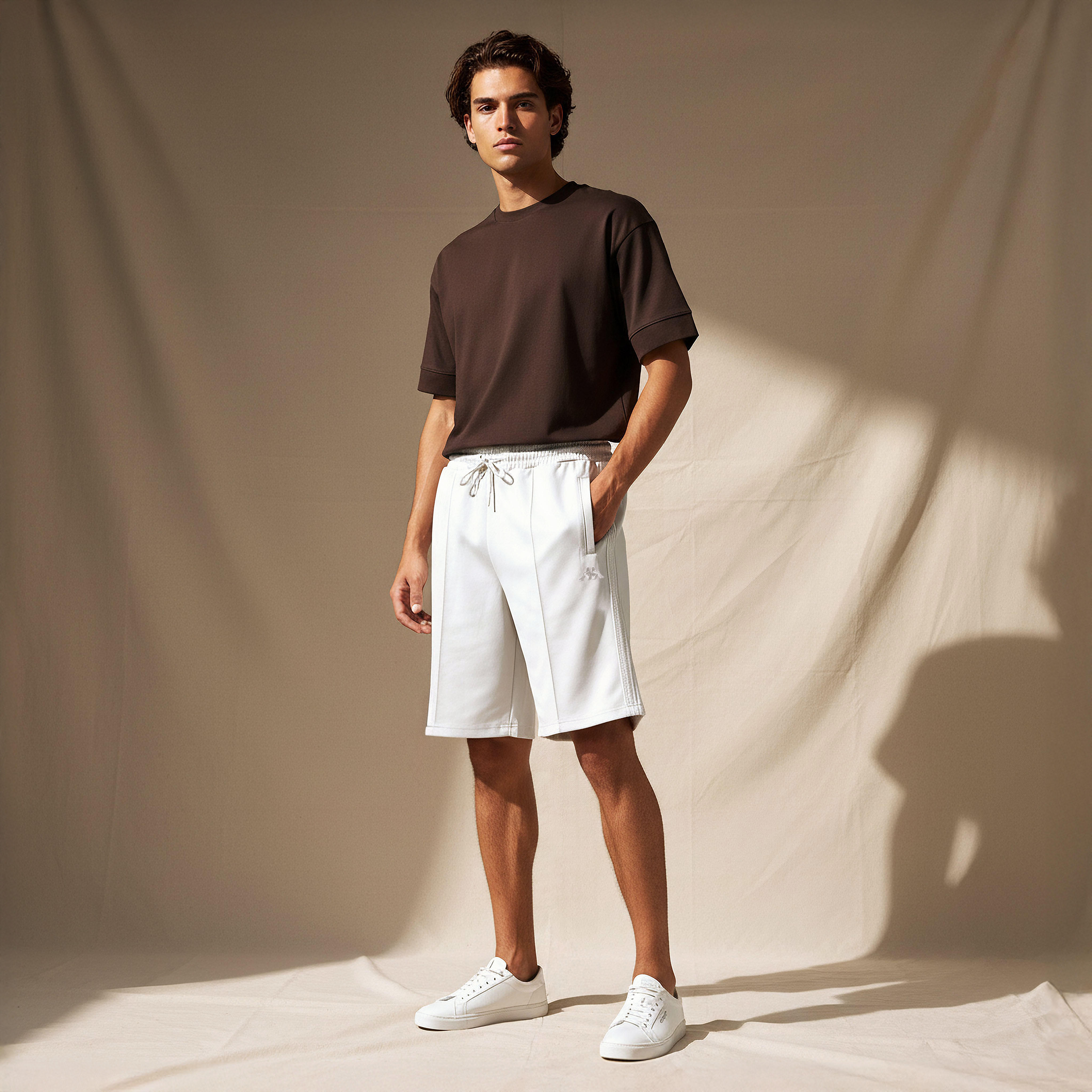 Kappa Men Drawstring Waist Shorts-men-clothing-bottoms-shorts-image-3