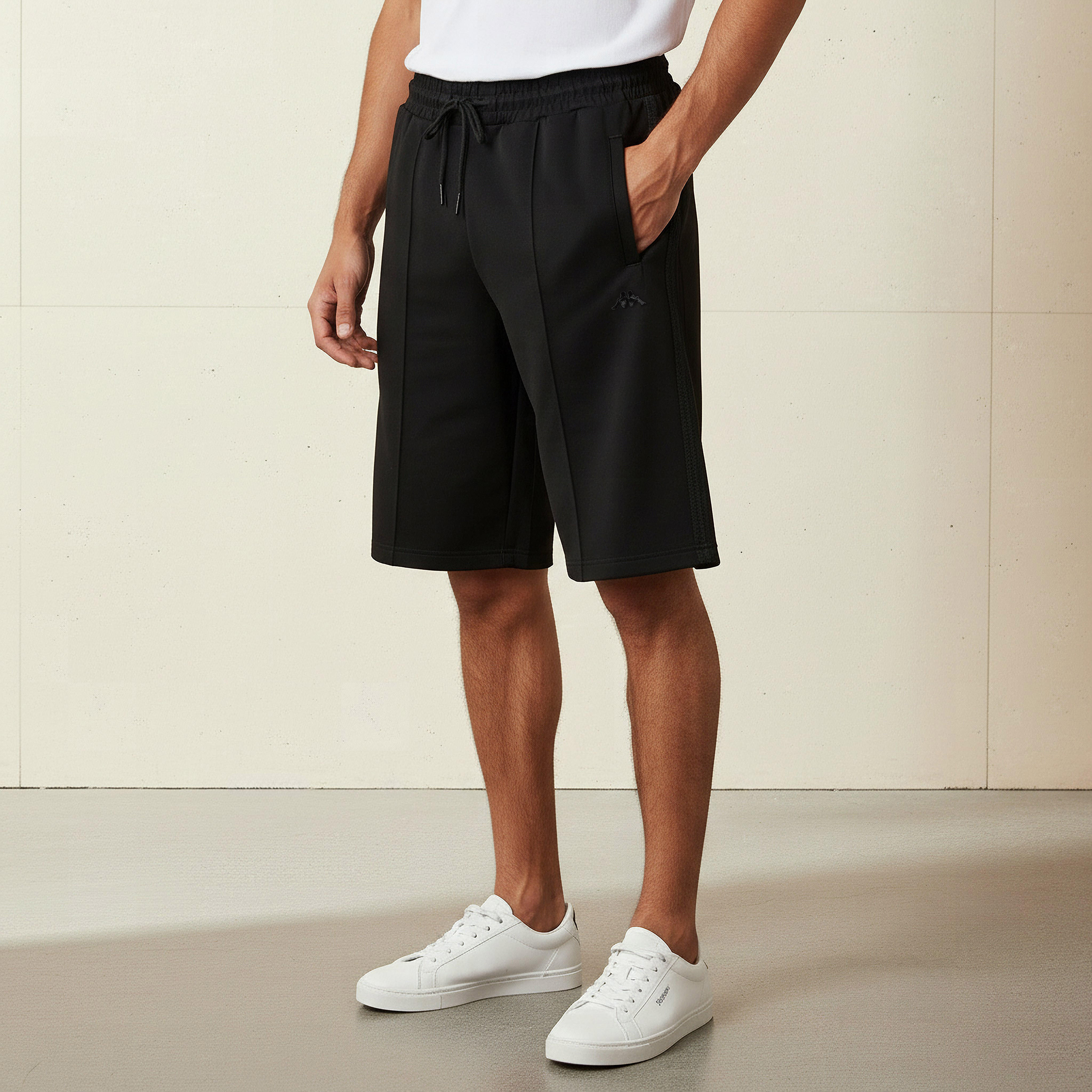 شورت برباط على الخصر للرجال من كابا-men-clothing-bottoms-shorts-image-4