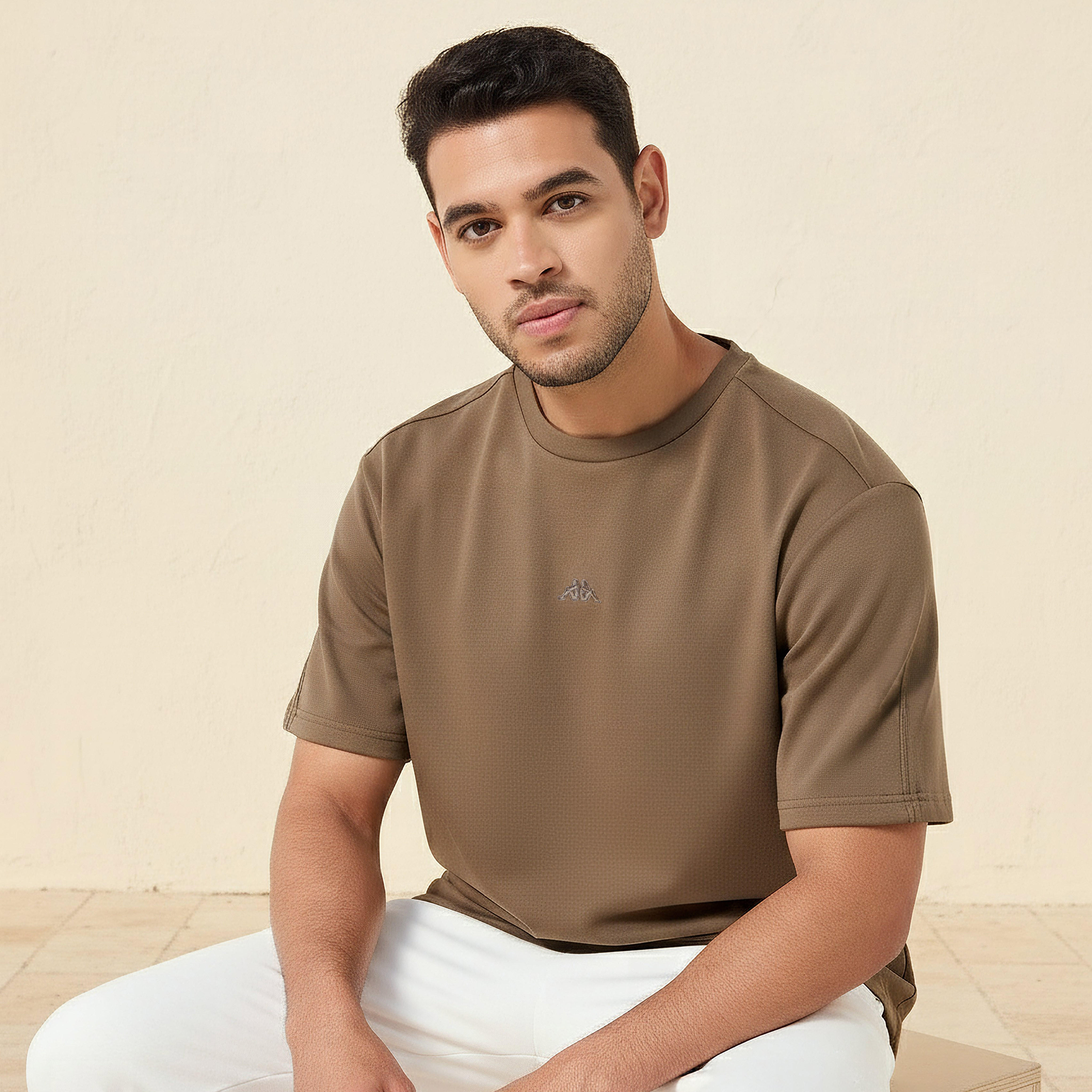 Kappa Men 2-Way Stretch Pique T-shirt-men-clothing-sportswearandactivewear-tshirtsandpolos-image-1