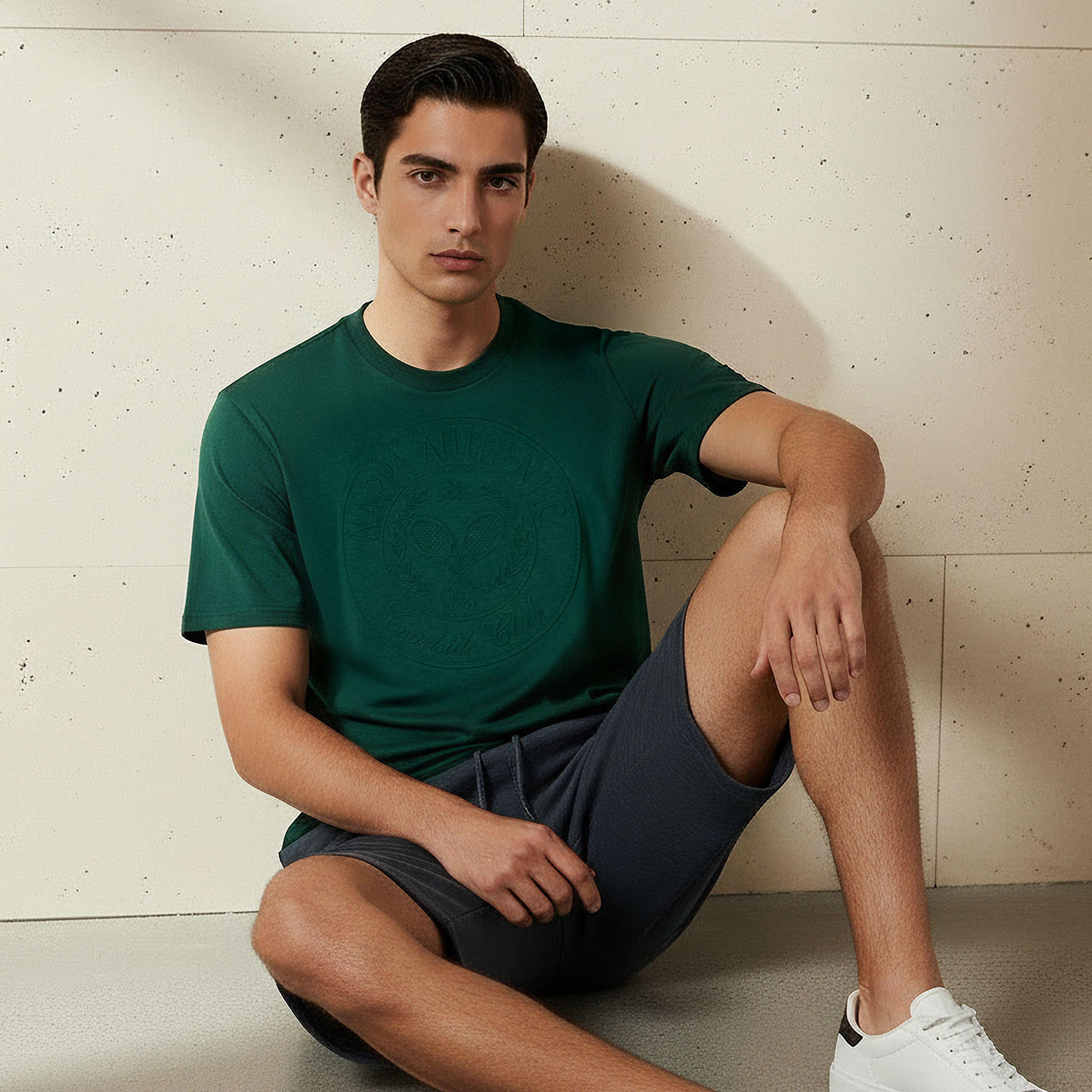 Kappa Men Embossed T-shirt-men-clothing-sportswearandactivewear-tshirtsandpolos-image-5