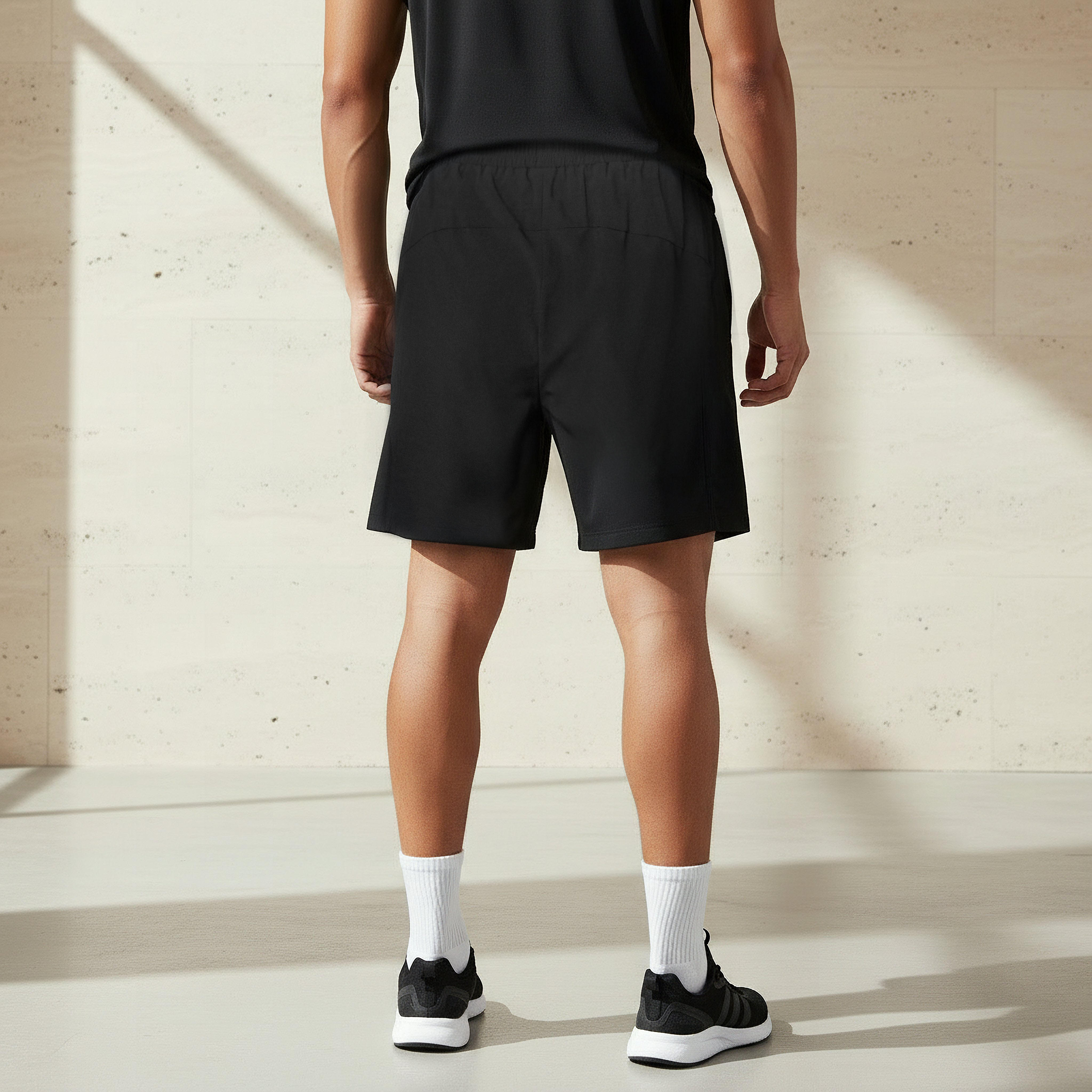 شورت مزدوج بطبعات شعار-men-clothing-bottoms-shorts-image-3