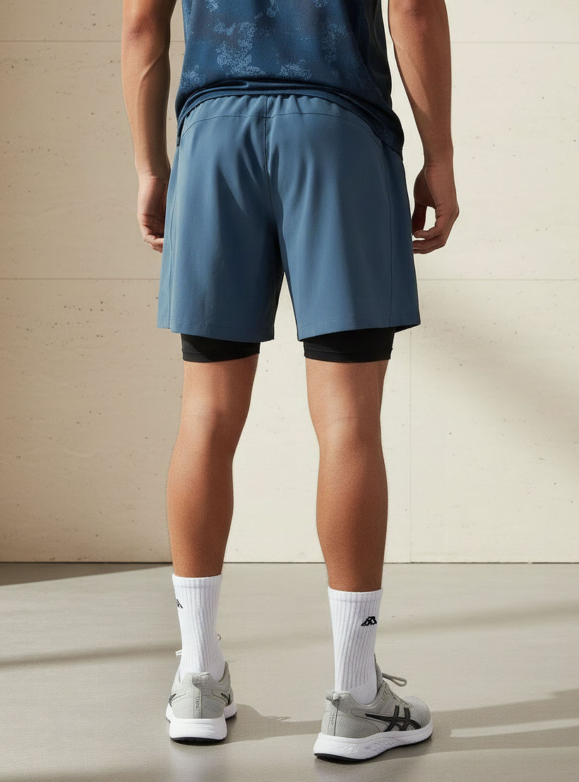 شورت مزدوج بطبعات شعار-men-clothing-bottoms-shorts-image-3