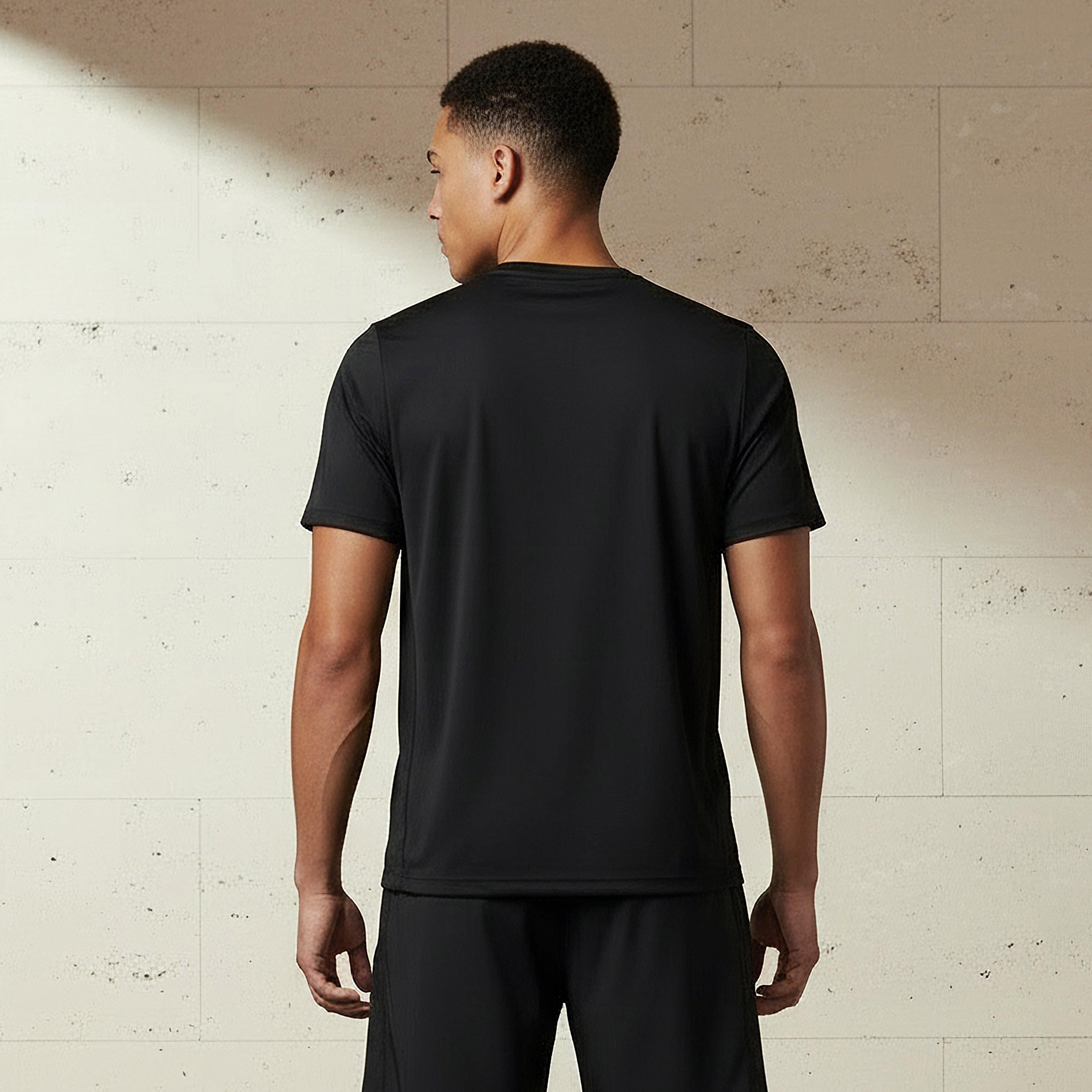Kappa Men Logo Print Performance T-shirt-men-clothing-sportswearandactivewear-tshirtsandpolos-image-3