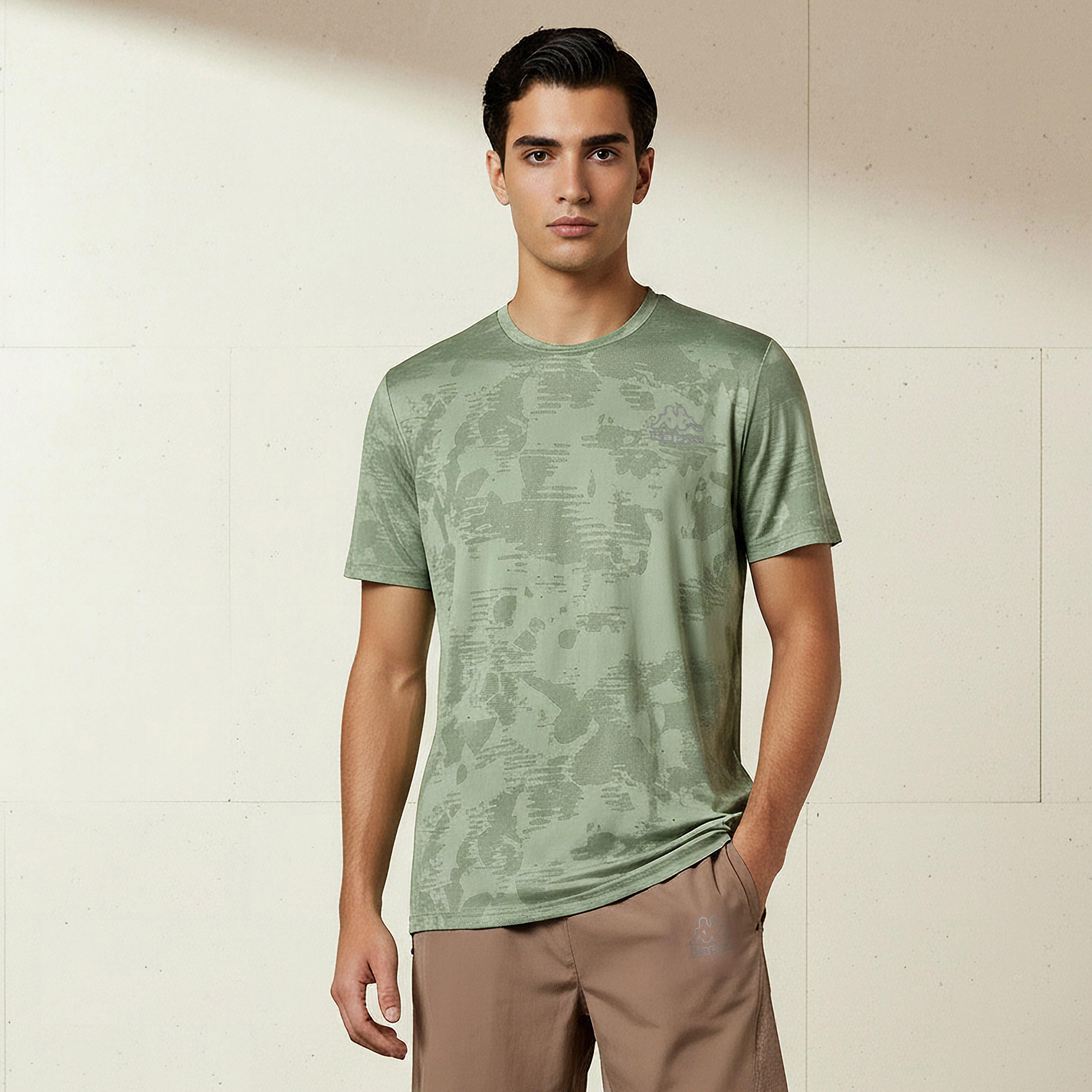 تيشيرت رجالي مطاطي من كابا-men-clothing-sportswearandactivewear-tshirtsandpolos-image-5
