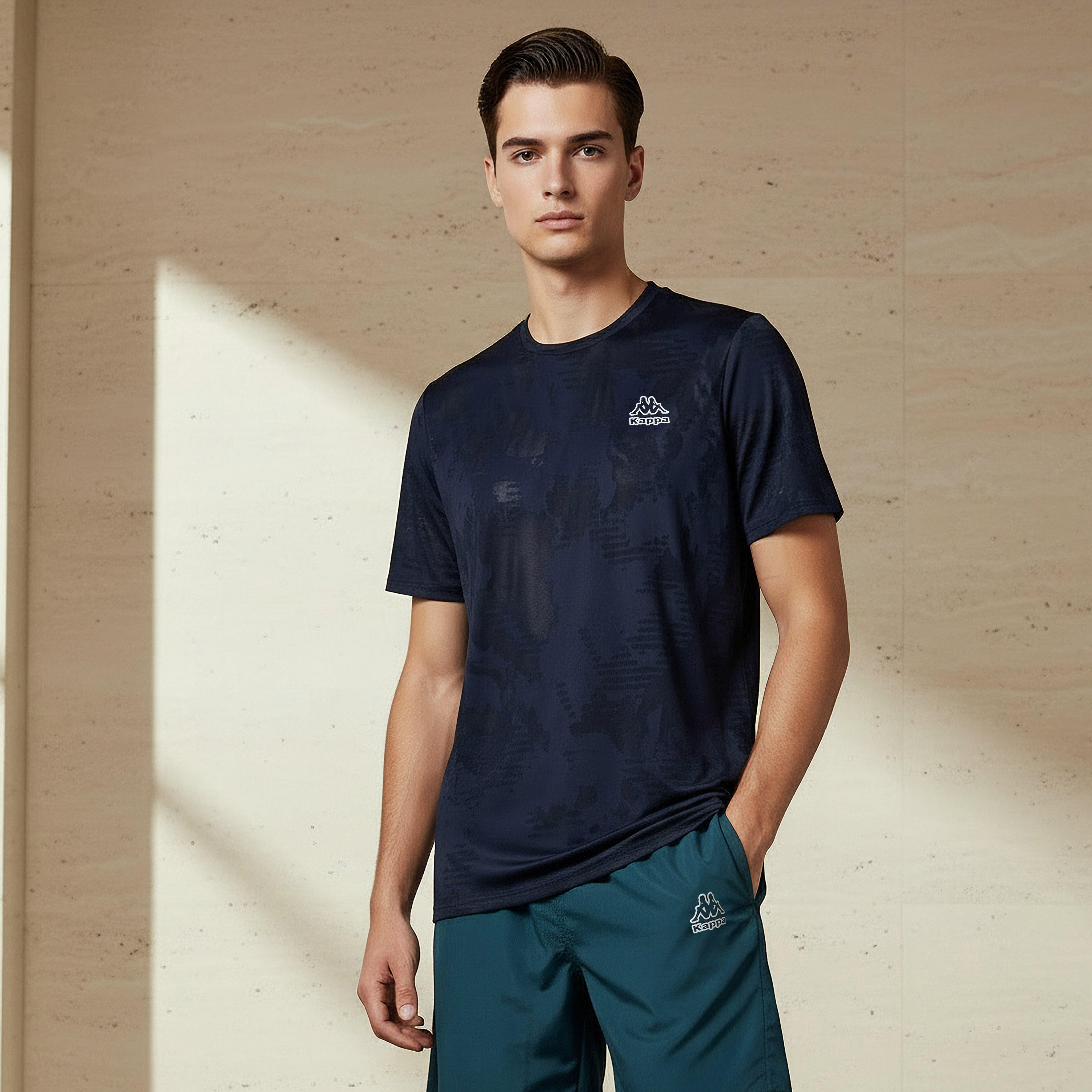 Kappa Men 2 Way Stretch T-shirt-men-clothing-sportswearandactivewear-tshirtsandpolos-image-1