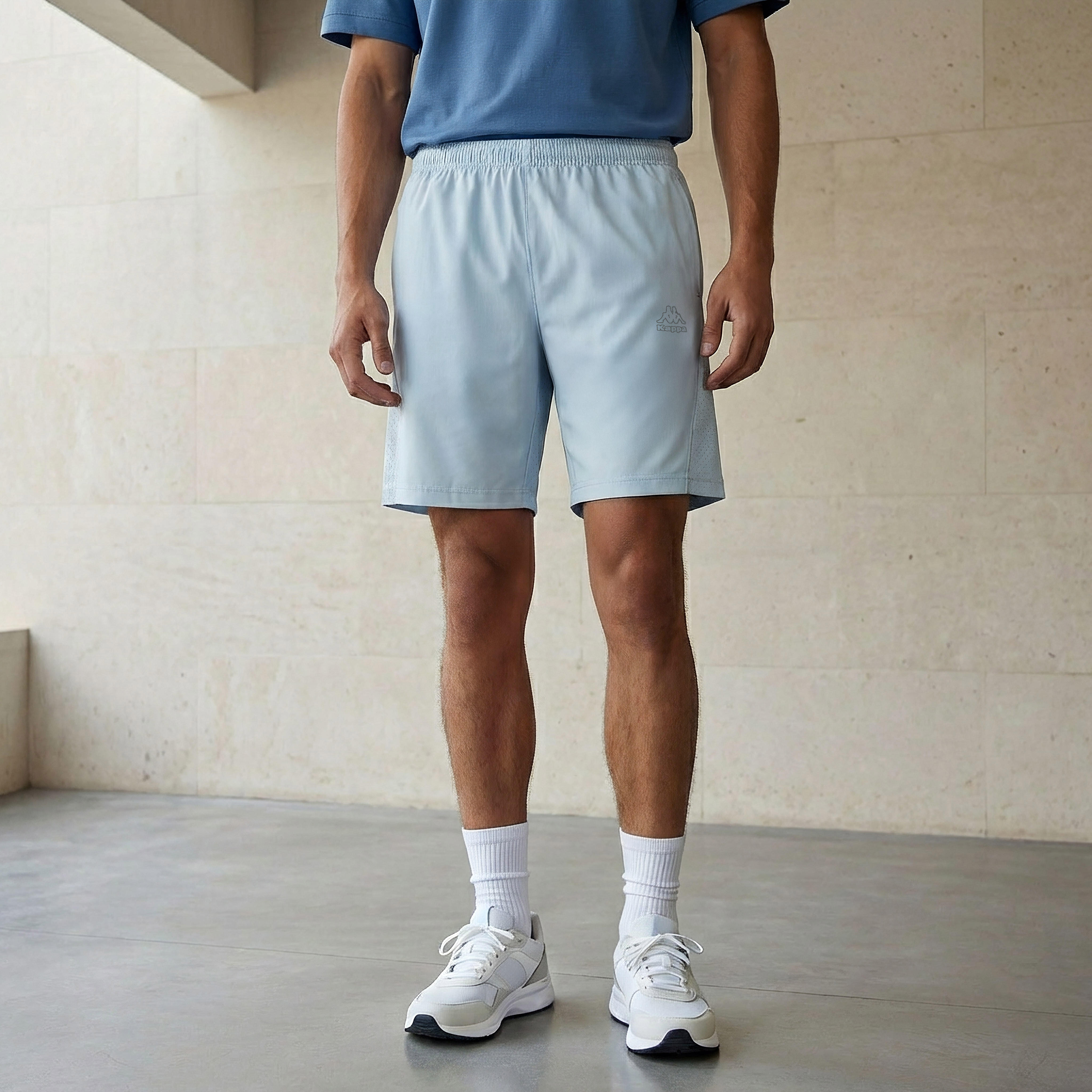 Kappa Men Elasticated Waist Shorts-men-clothing-bottoms-shorts-image-1