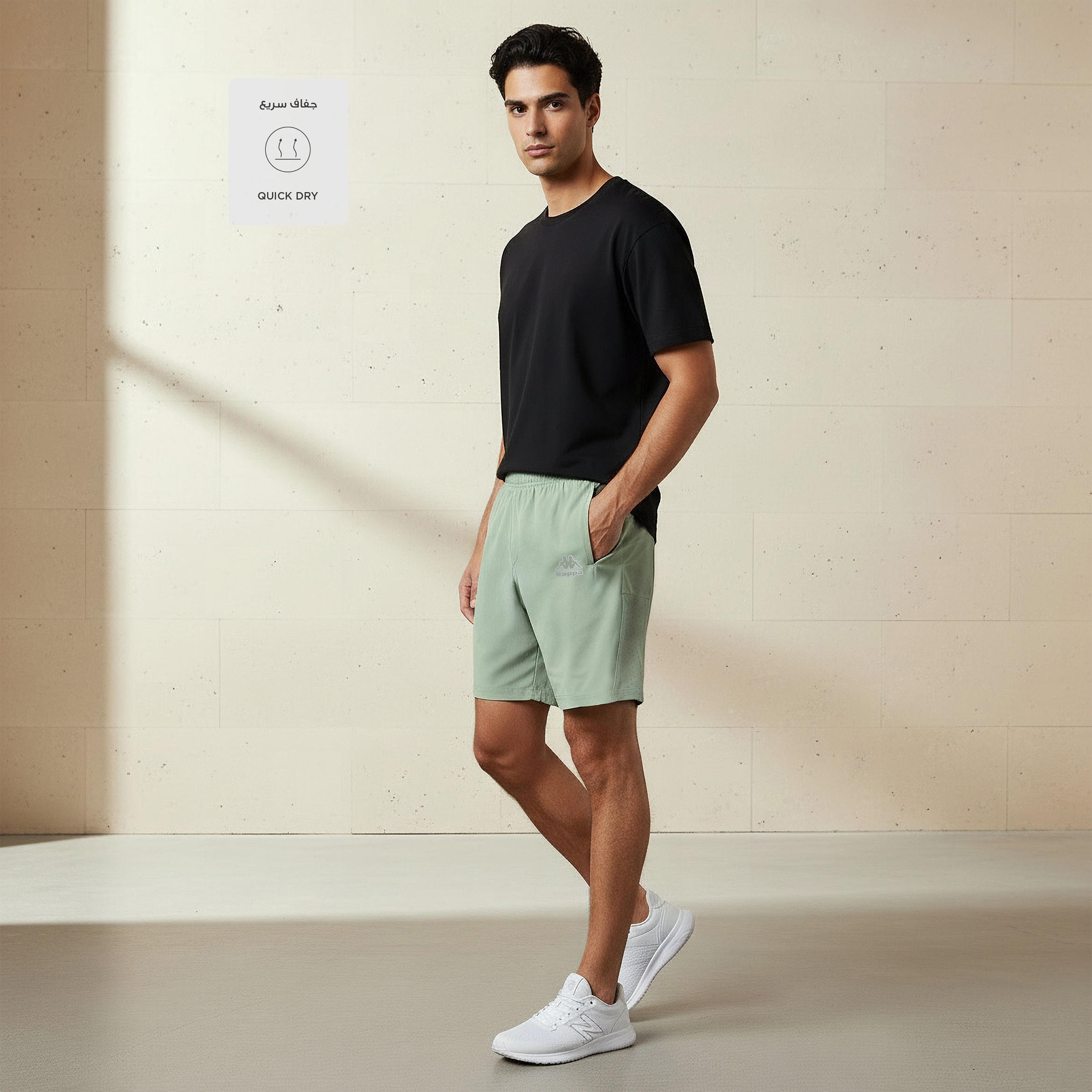 شورت برباط على الخصر للرجال من كابا-men-clothing-bottoms-shorts-image-3