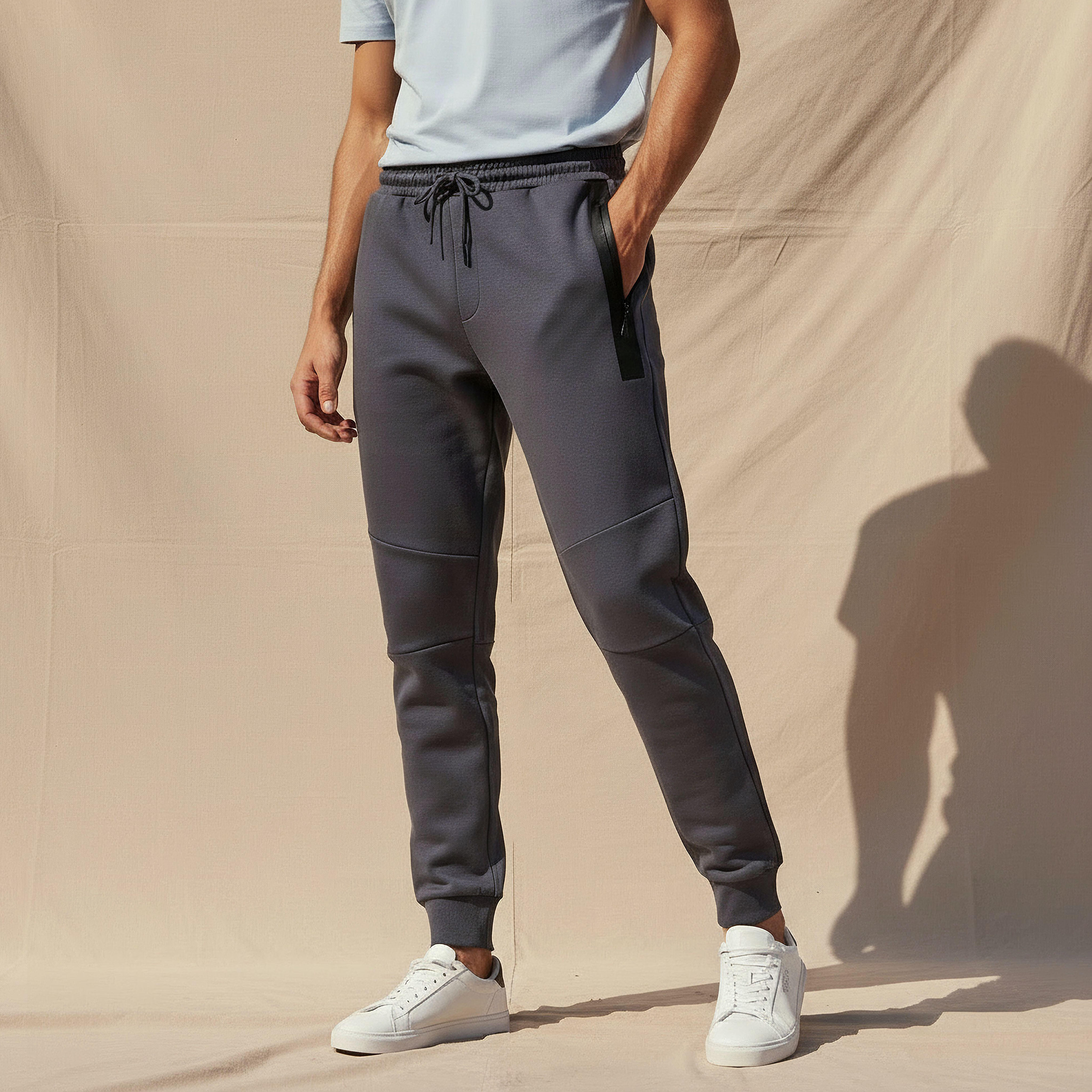 بنطلون رياضي برباط خصر للرجال من كابا-men-clothing-sportswearandactivewear-tracksuits-image-4