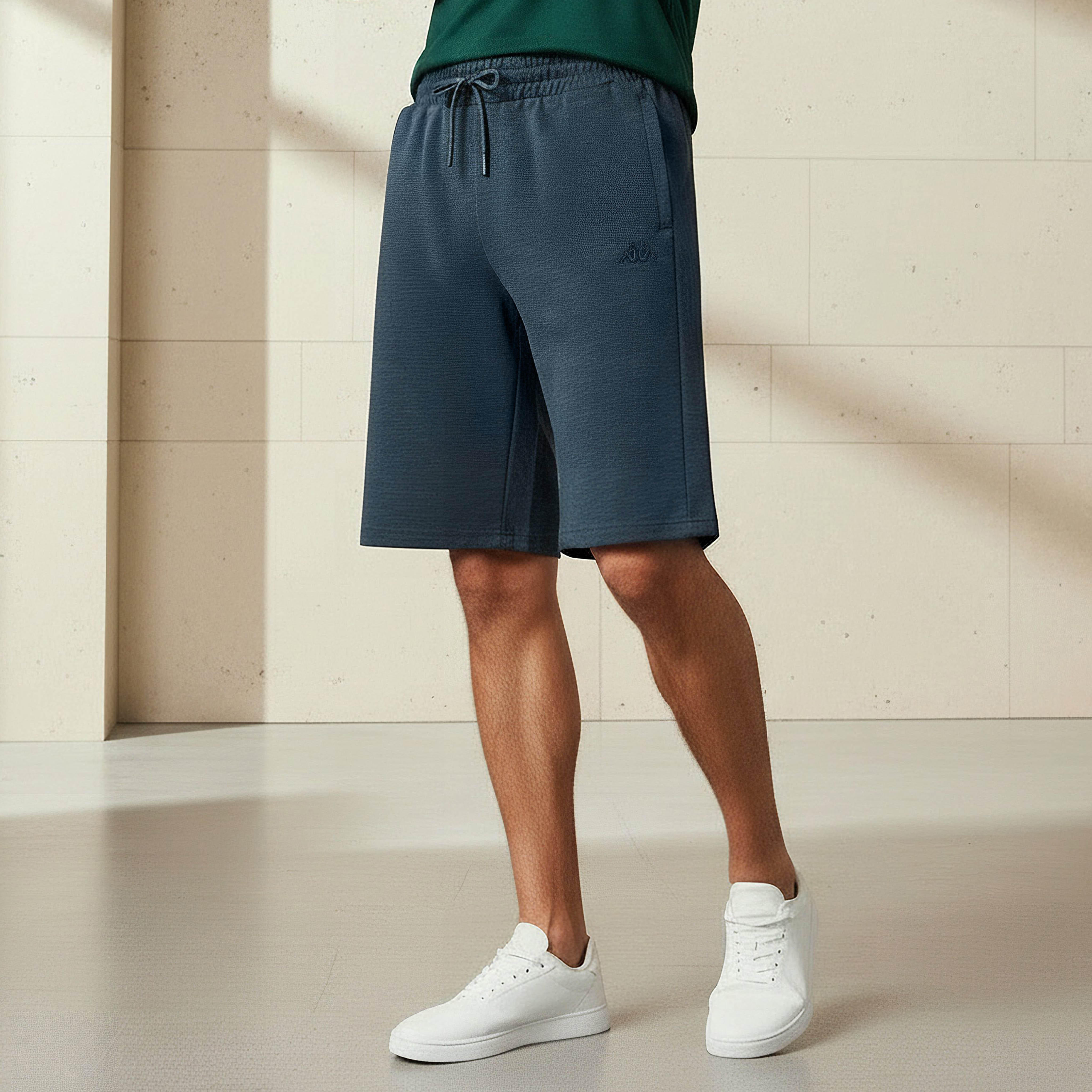 شورت برباط خصر للرجال من كابا-men-clothing-bottoms-shorts-image-4
