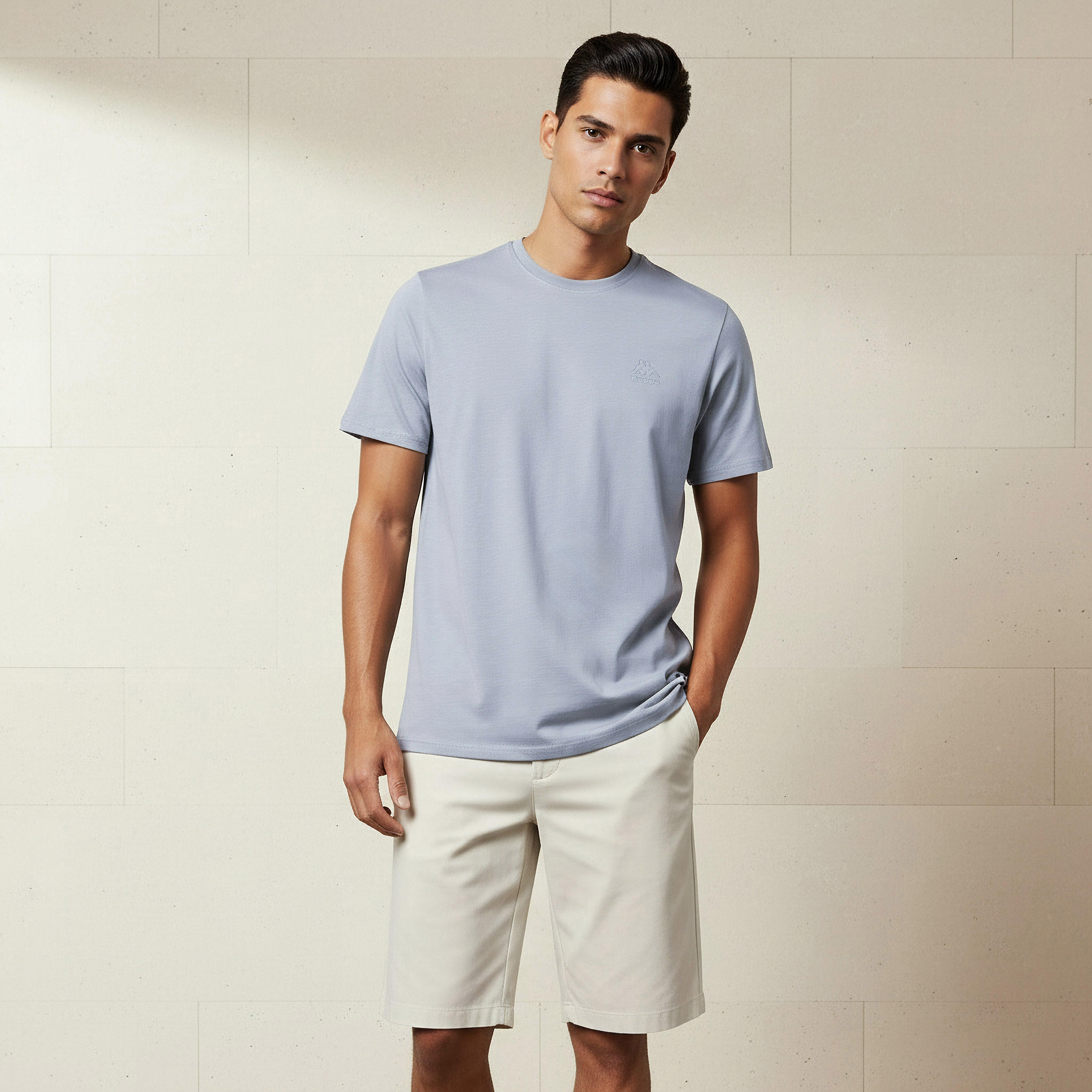 Kappa Men Logo Print T-shirt-men-clothing-sportswearandactivewear-tshirtsandpolos-image-1