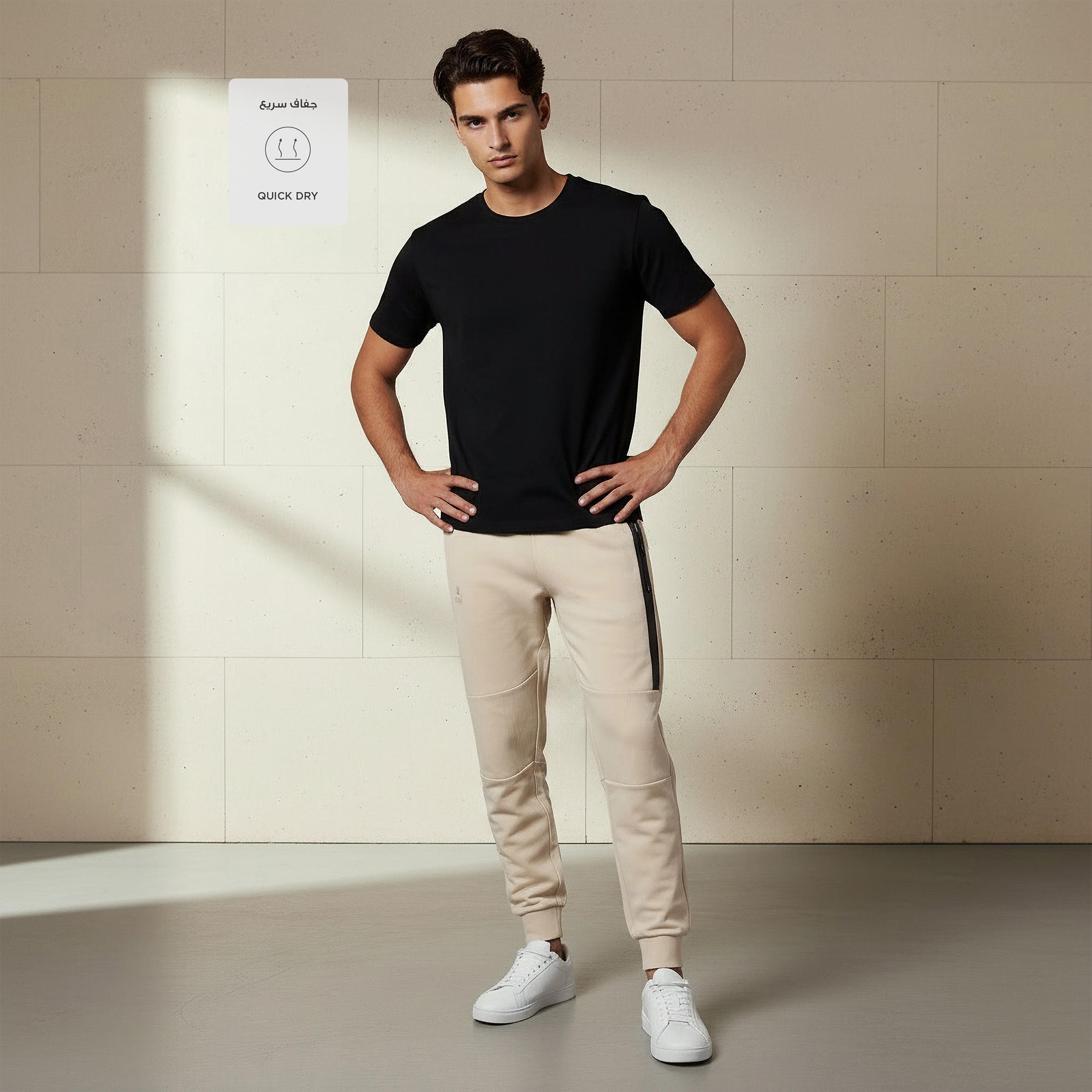 Kappa Men Jogger with Heat Sealed Zip Pockets-men-clothing-sportswearandactivewear-bottoms-joggers-image-3