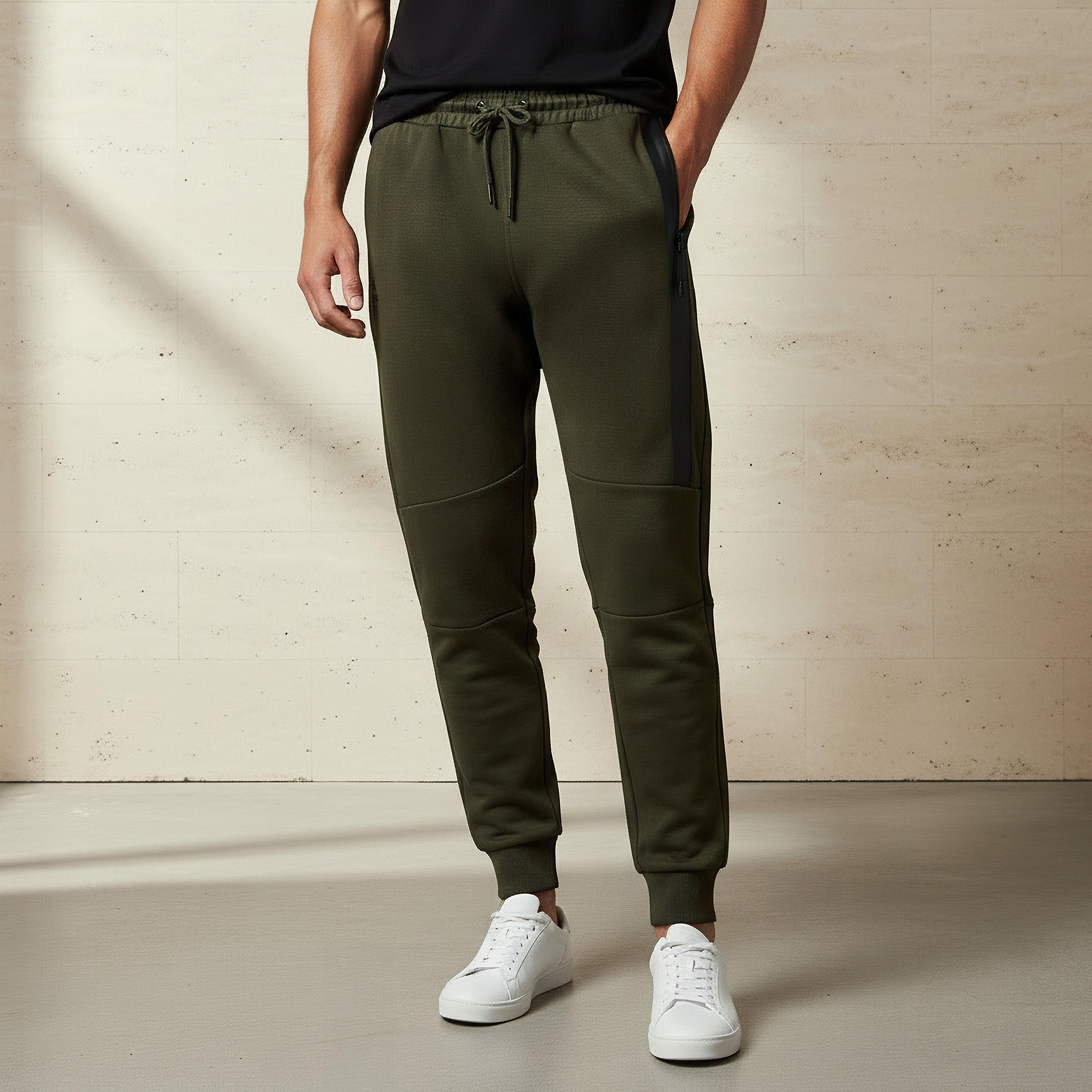 Kappa Joggers with Heat Seal Zipper Pockets-men-clothing-sportswearandactivewear-tracksuits-image-1