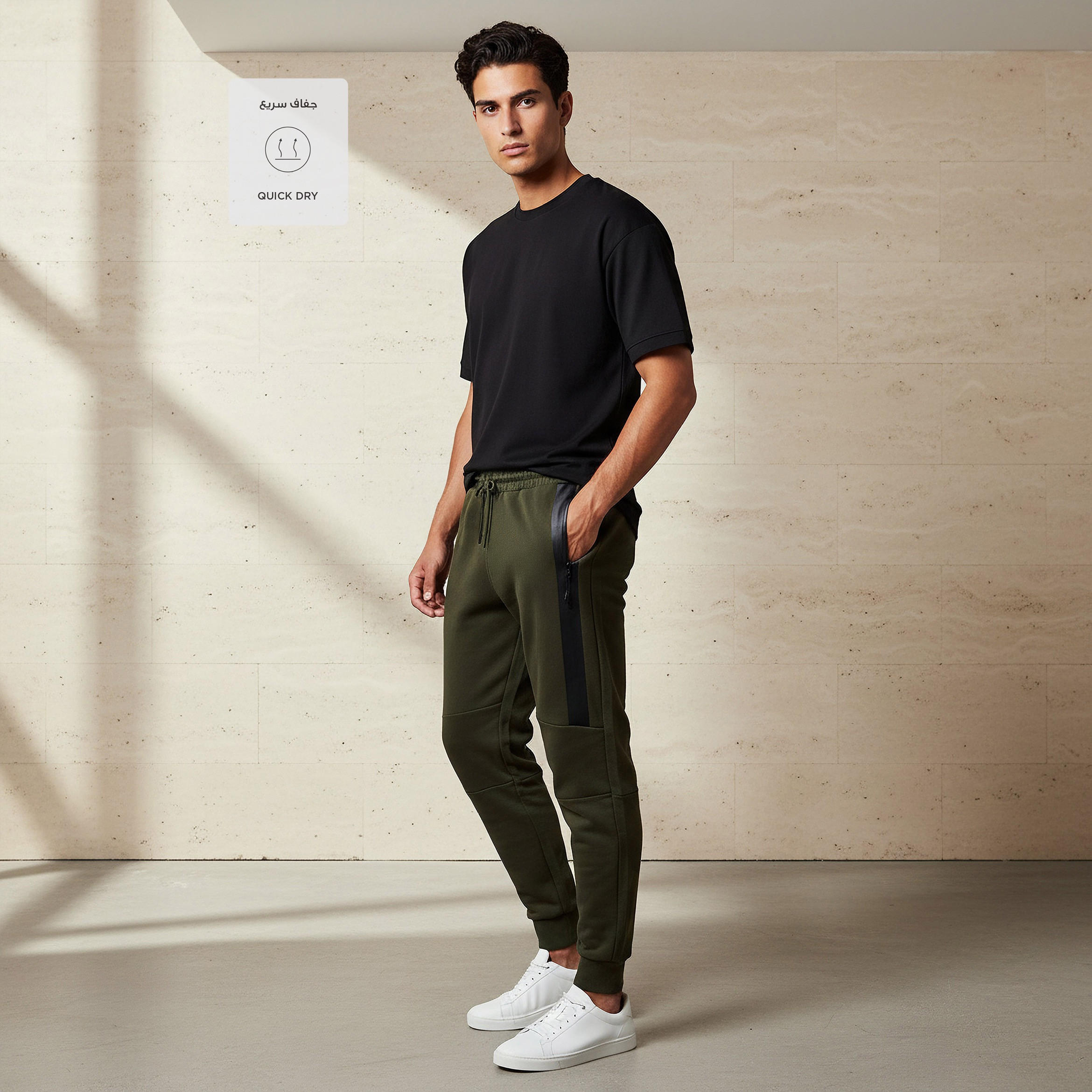 Kappa Joggers with Heat Seal Zipper Pockets-men-clothing-sportswearandactivewear-tracksuits-image-2