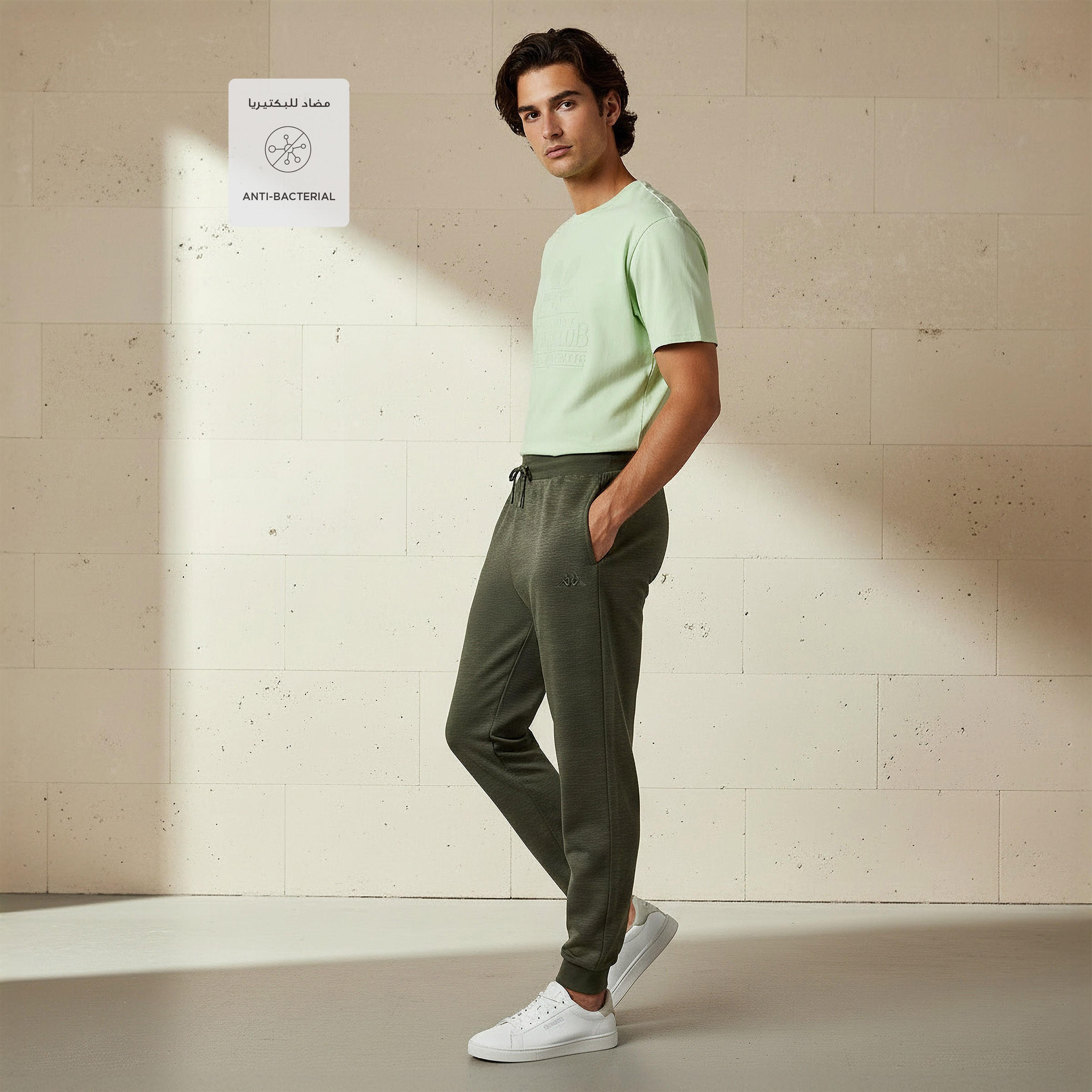 Men Regular Fit Joggers with Drawstring Waist-men-clothing-sportswearandactivewear-bottoms-joggers-image-3