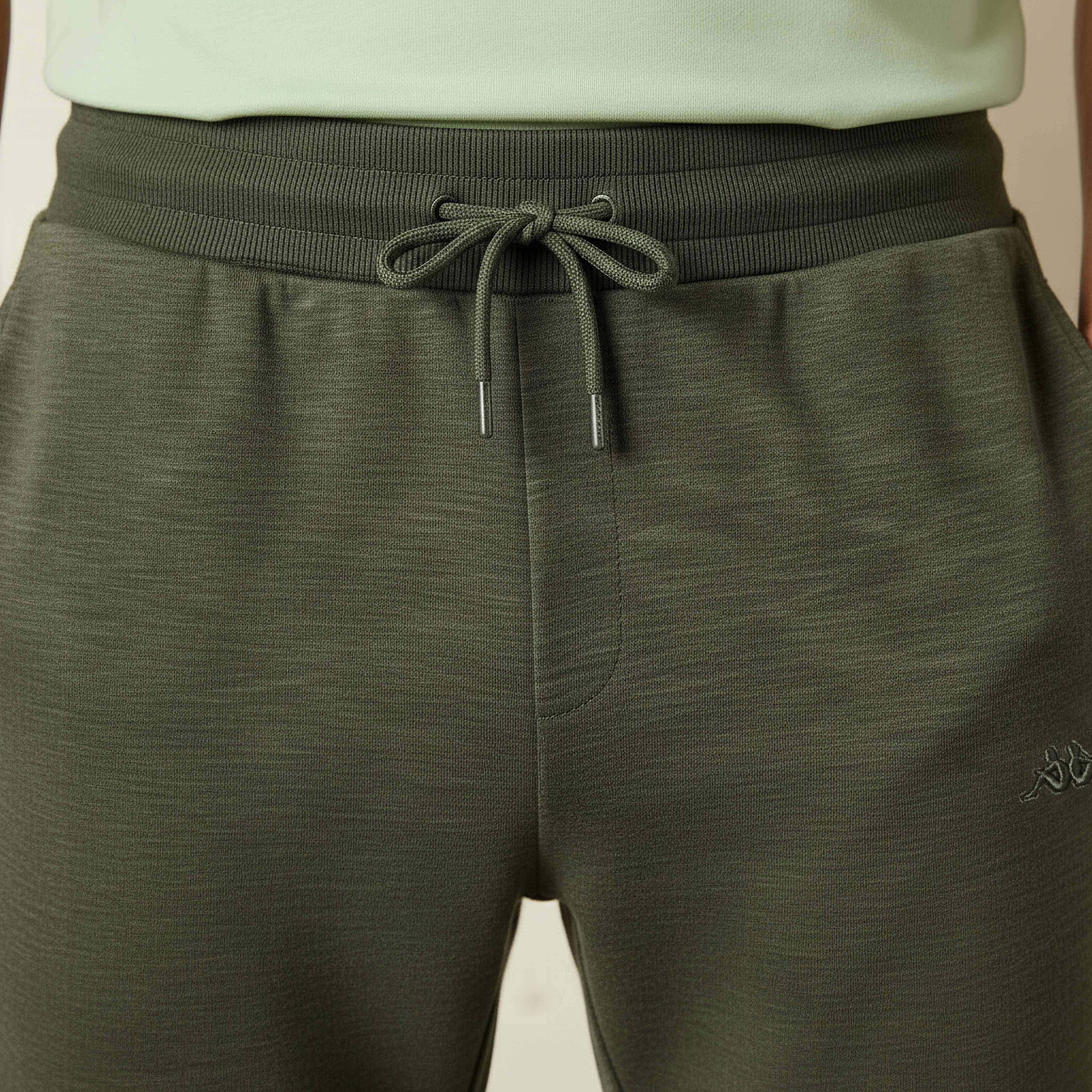 Men Regular Fit Joggers with Drawstring Waist-men-clothing-sportswearandactivewear-bottoms-joggers-image-2