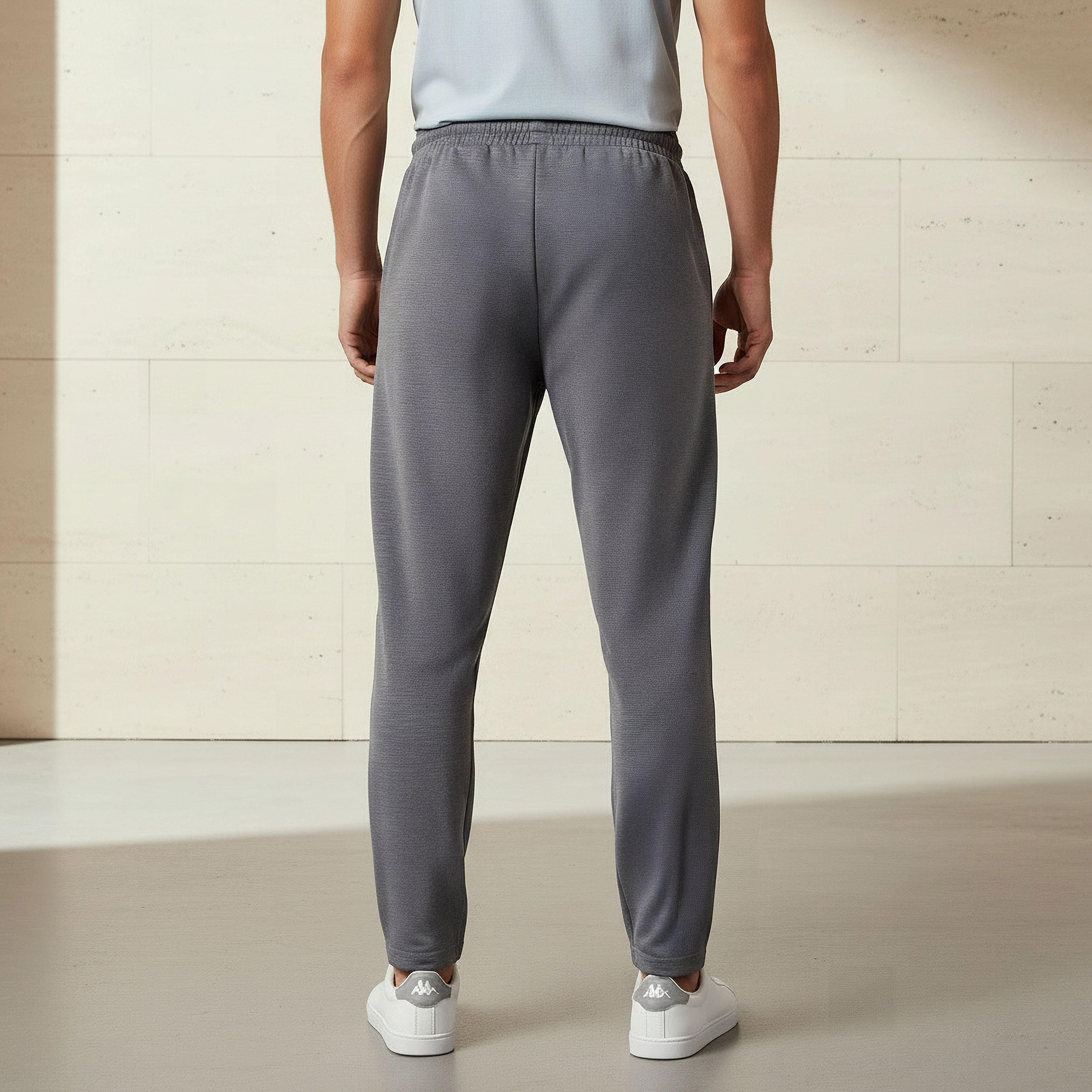 بنطلون رياضي بقصّة عادية وخصر برباط للرجال-men-clothing-sportswearandactivewear-bottoms-joggers-image-3
