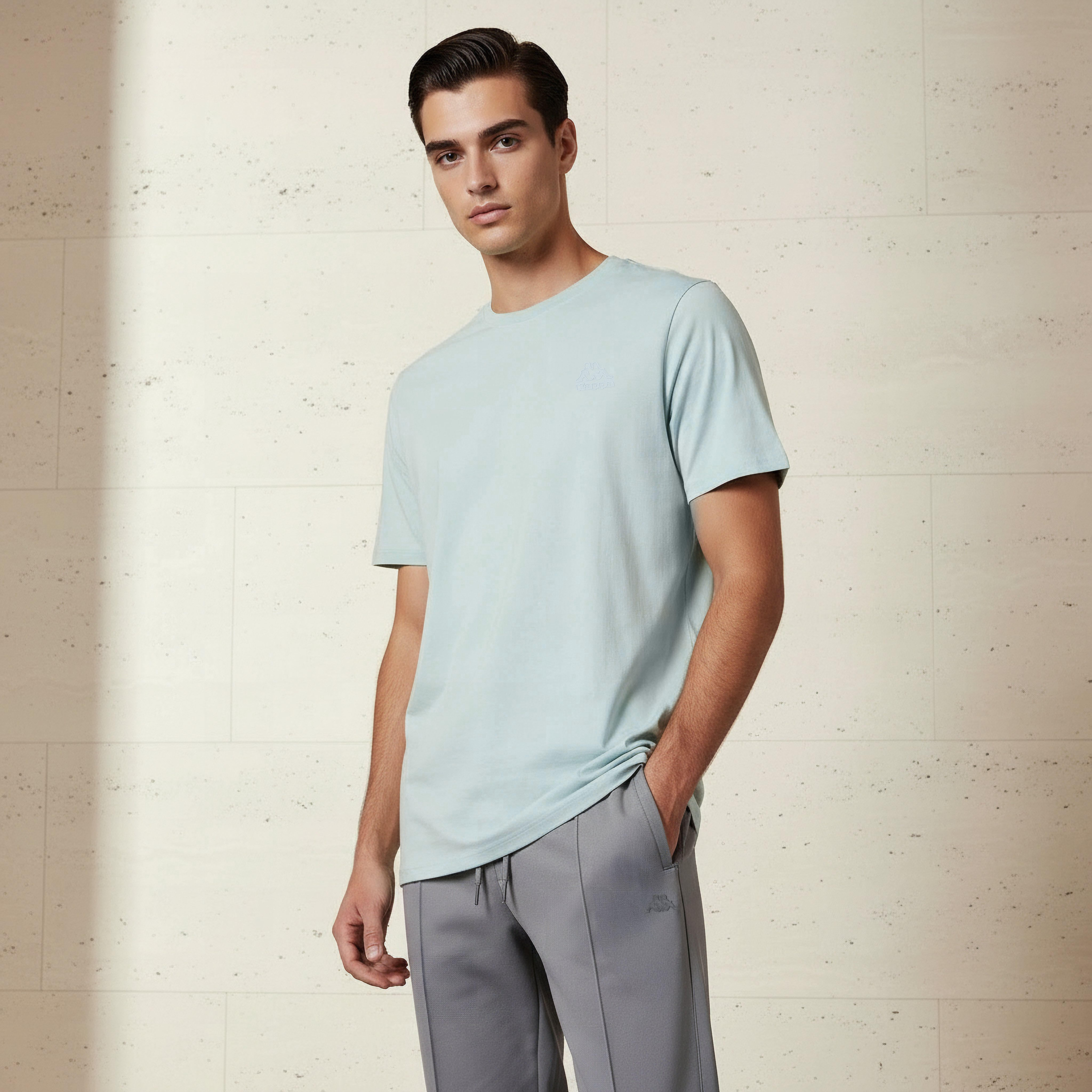Kappa Men Crew Neck T-shirt-men-clothing-sportswearandactivewear-tshirtsandpolos-image-1