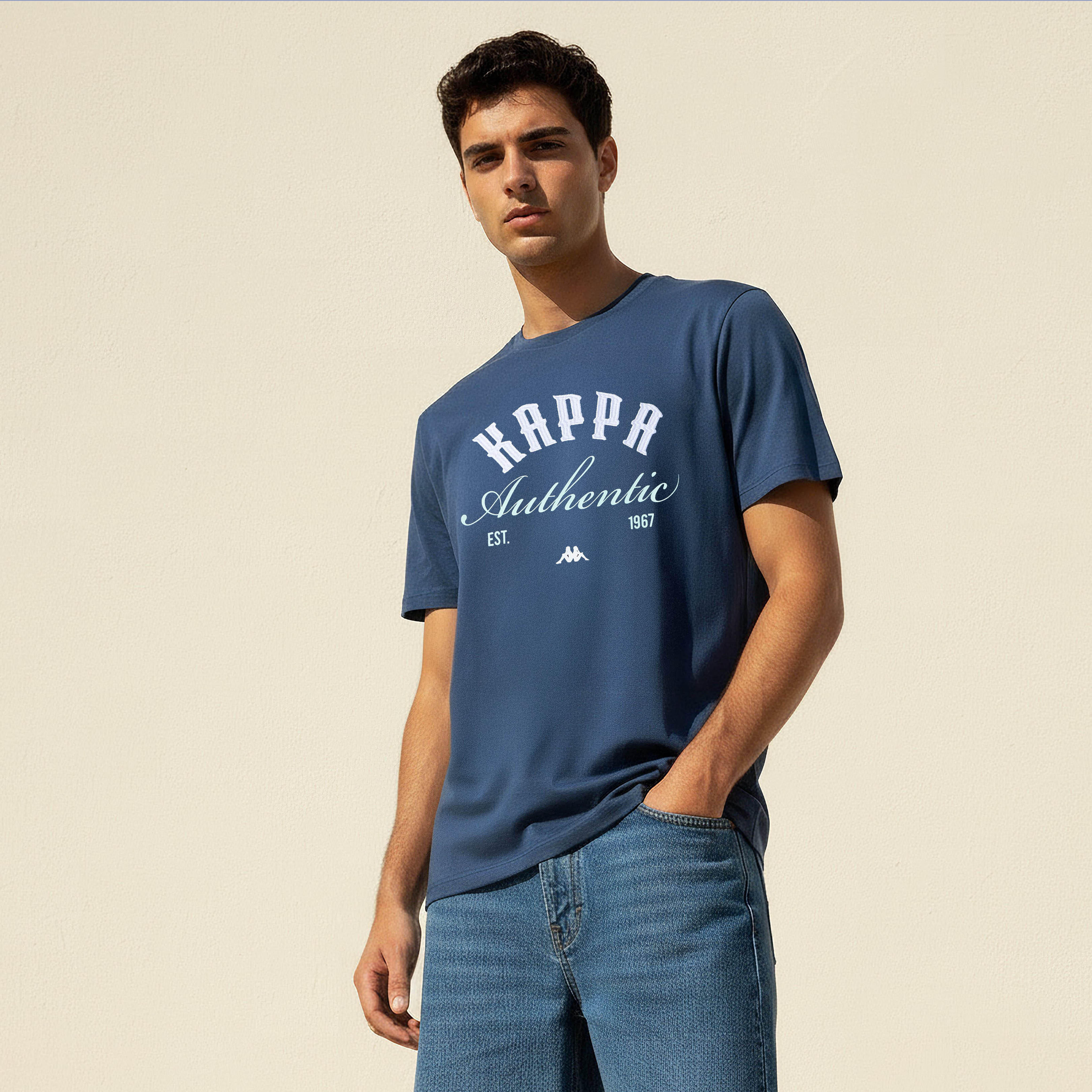 تيشيرت مطاطي باتجاهين للرجال من كابا-men-clothing-sportswearandactivewear-tshirtsandpolos-image-1