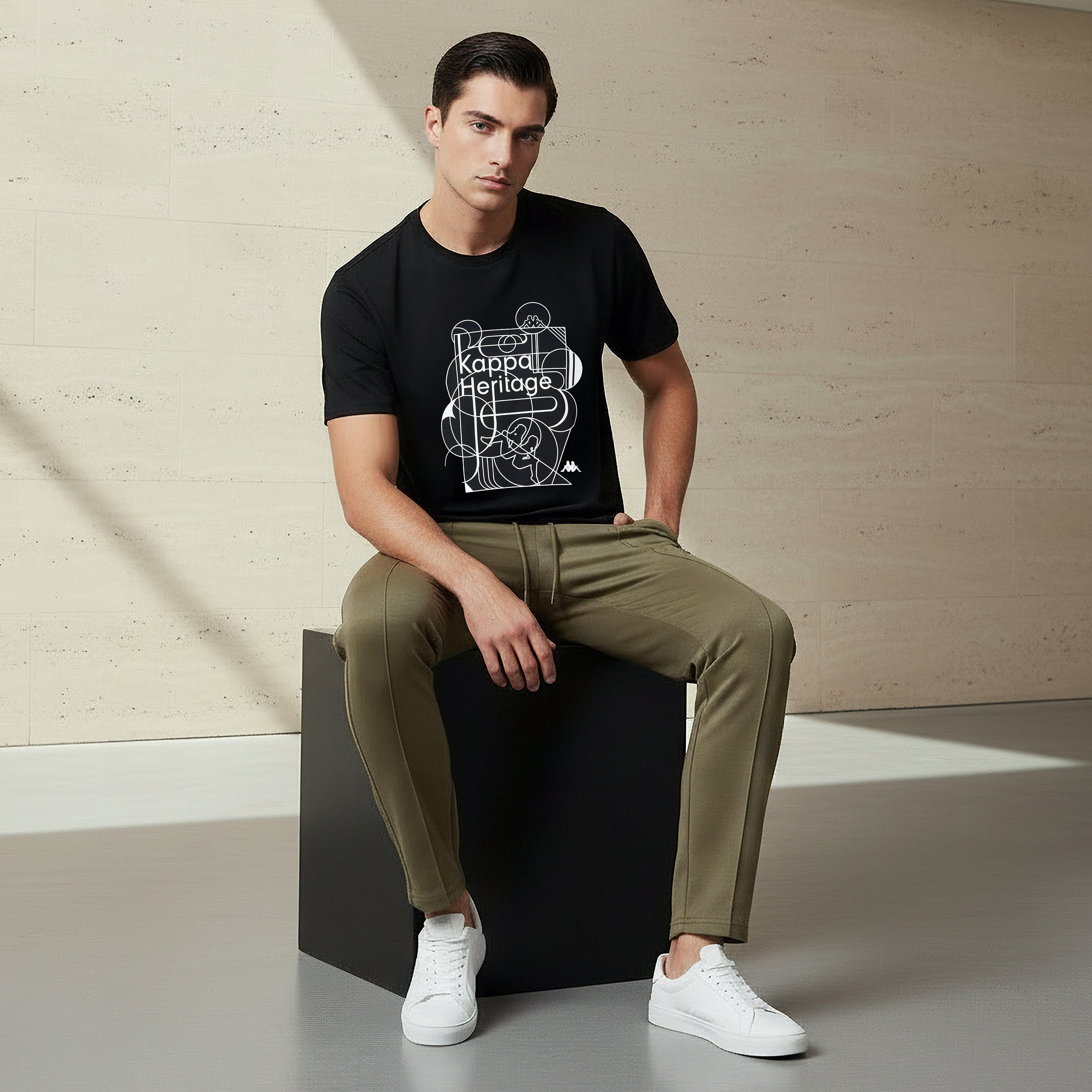 Kappa Men 2-Way Stretch T-shirt-men-clothing-sportswearandactivewear-tshirtsandpolos-image-2