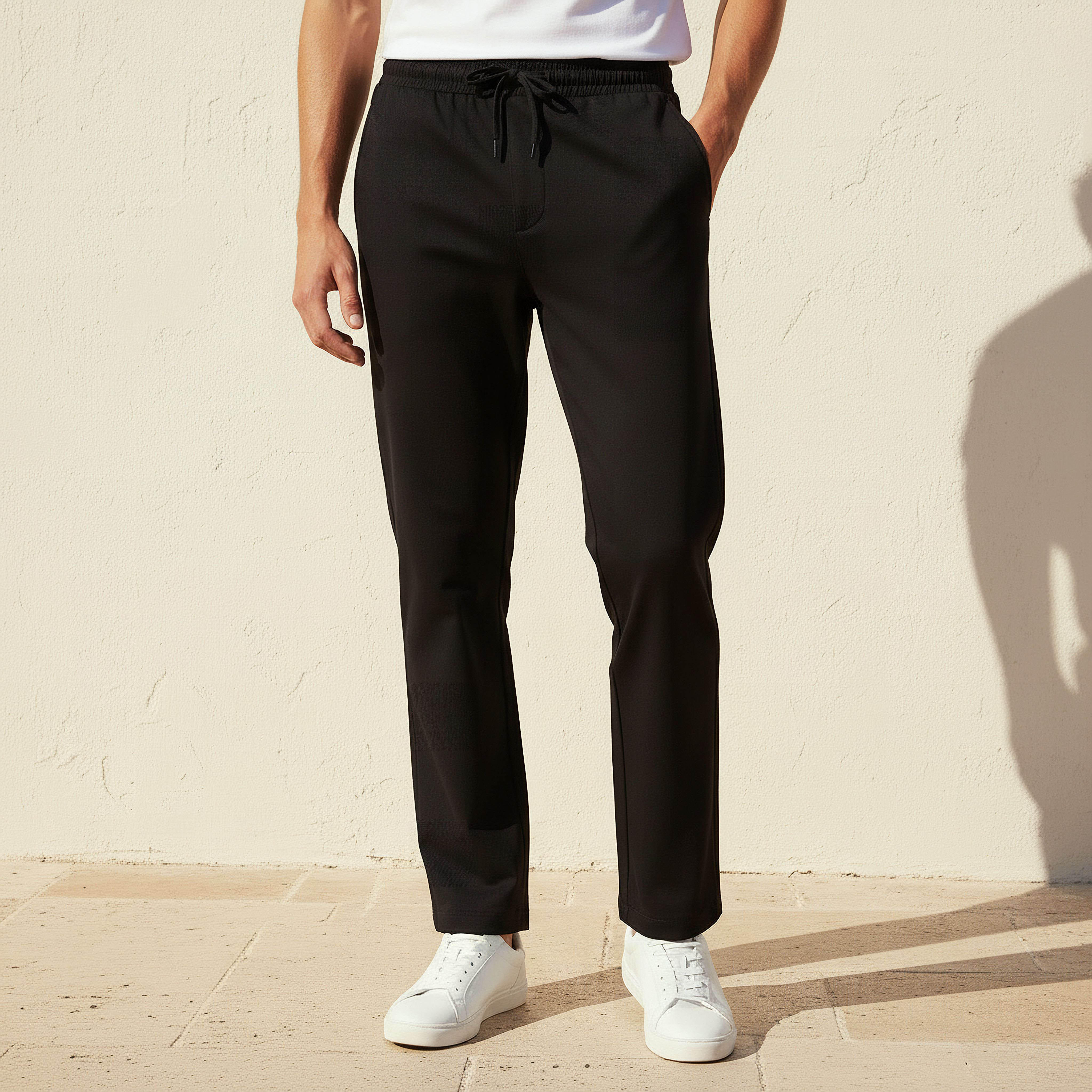 Love Pangolin Men Performance Drawstring Waist Track Pants-men-clothing-sportswearandactivewear-tracksuits-image-1