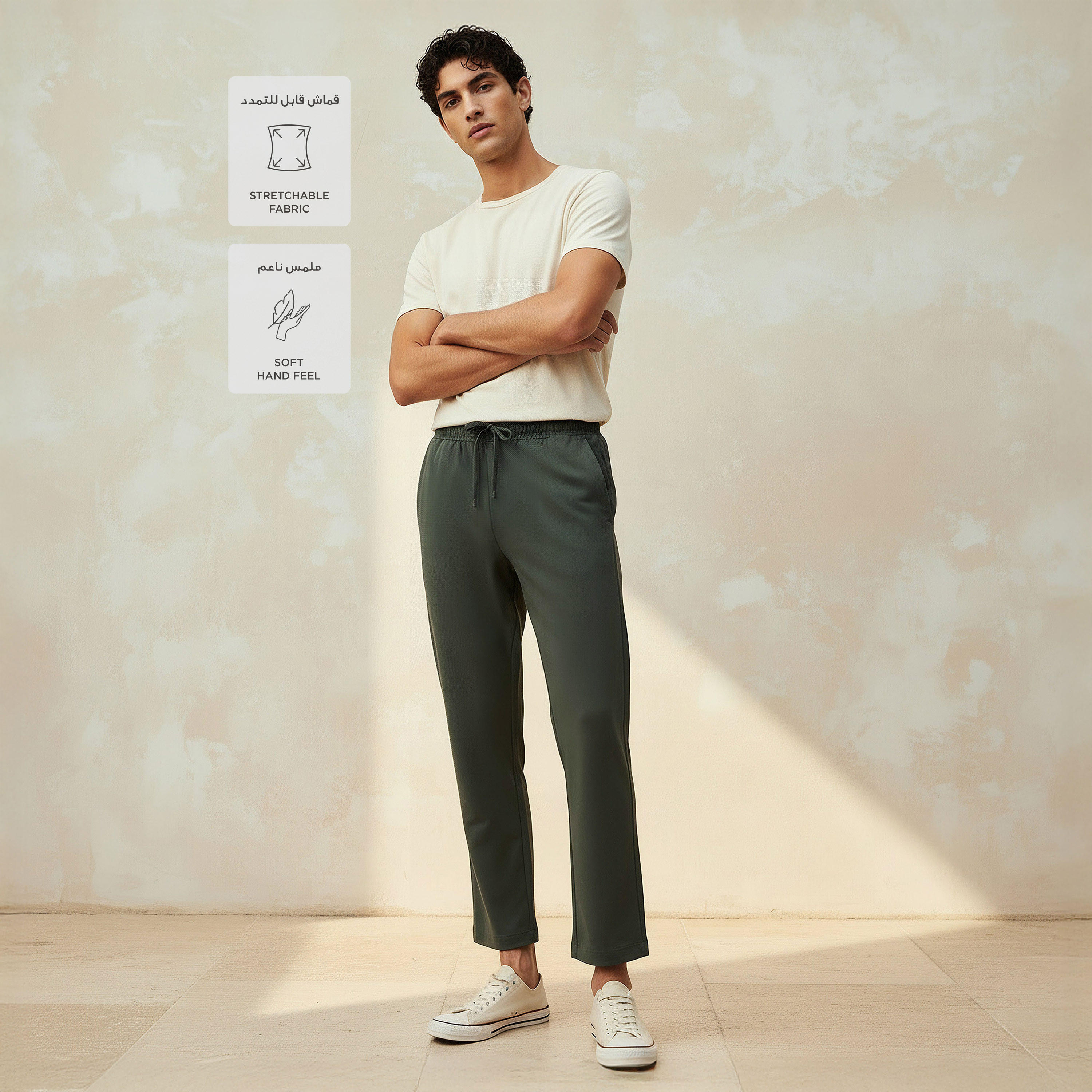 بنطلون رياضي برباط خصر للرجال من لاف بانجولين-men-clothing-sportswearandactivewear-tracksuits-image-3
