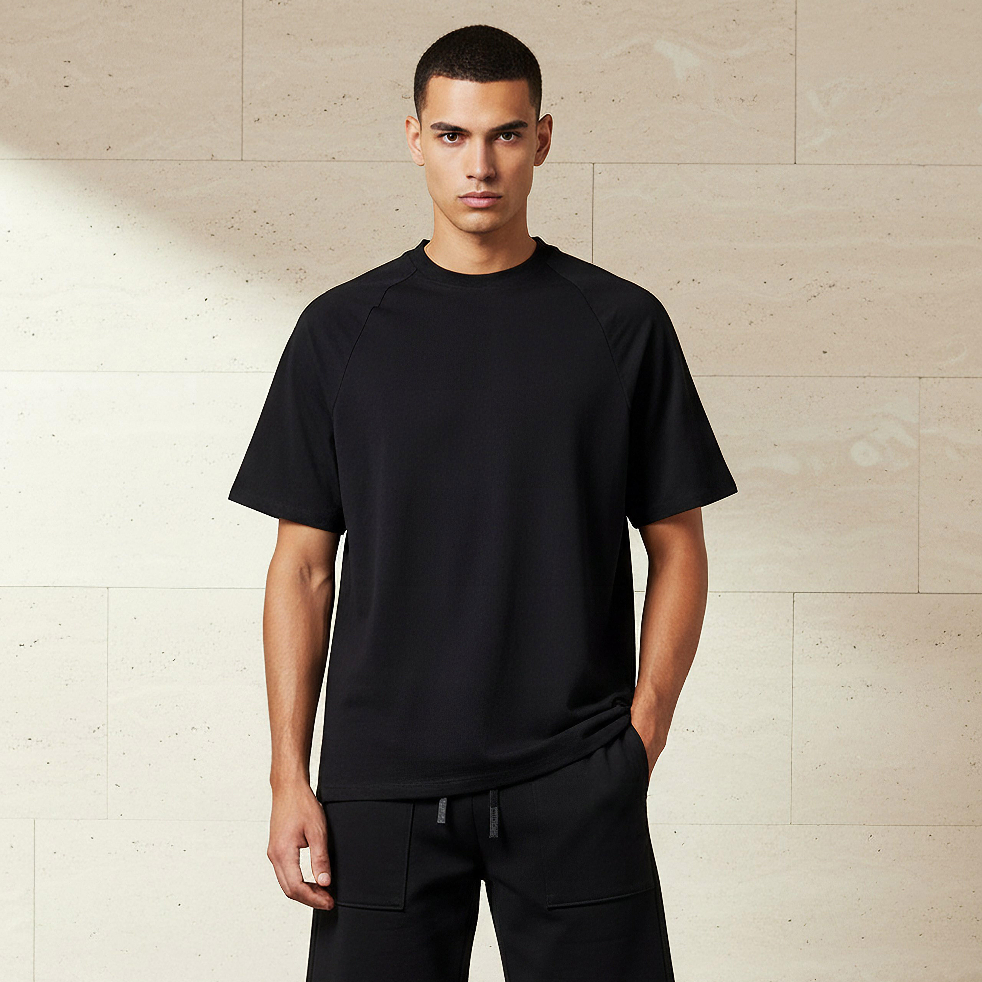 Love Pangolin Men Raglan Sleeves Oversized T-shirt-men-clothing-sportswearandactivewear-tshirtsandpolos-image-1