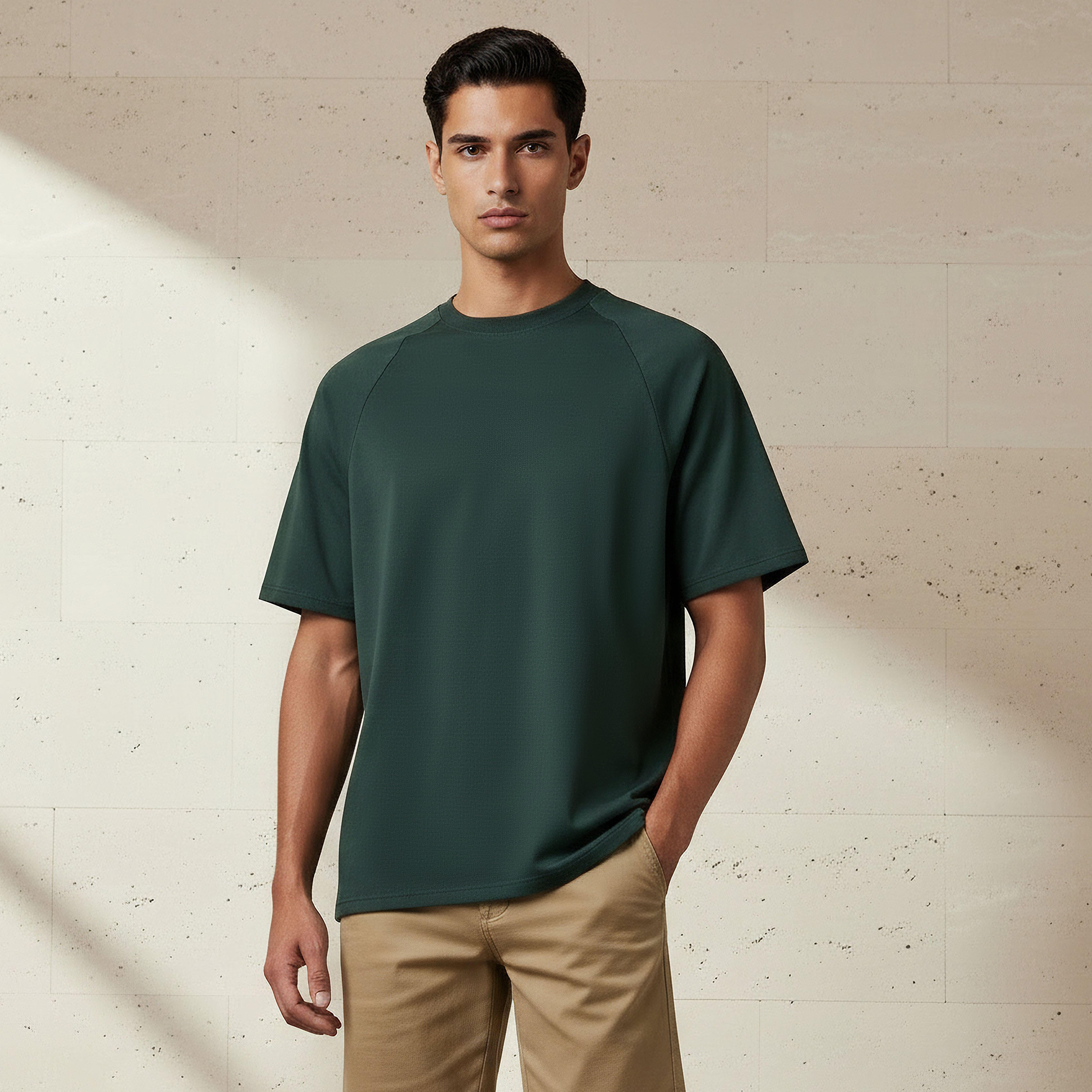 تيشيرت فضفاض بأكمام قصيرة للرجال من لاف بانجولين-men-clothing-sportswearandactivewear-tshirtsandpolos-image-4