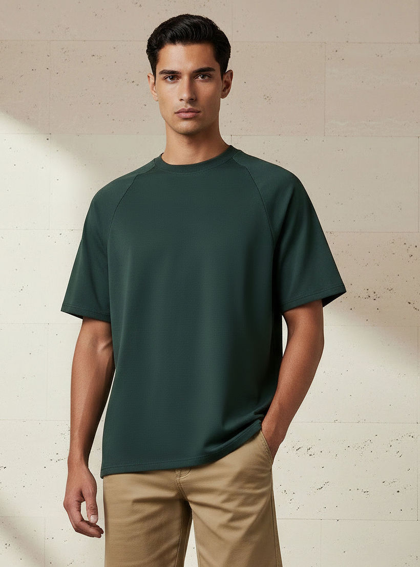 Love Pangolin Men Raglan Sleeves Oversized T-shirt-men-clothing-sportswearandactivewear-tshirtsandpolos-image-1