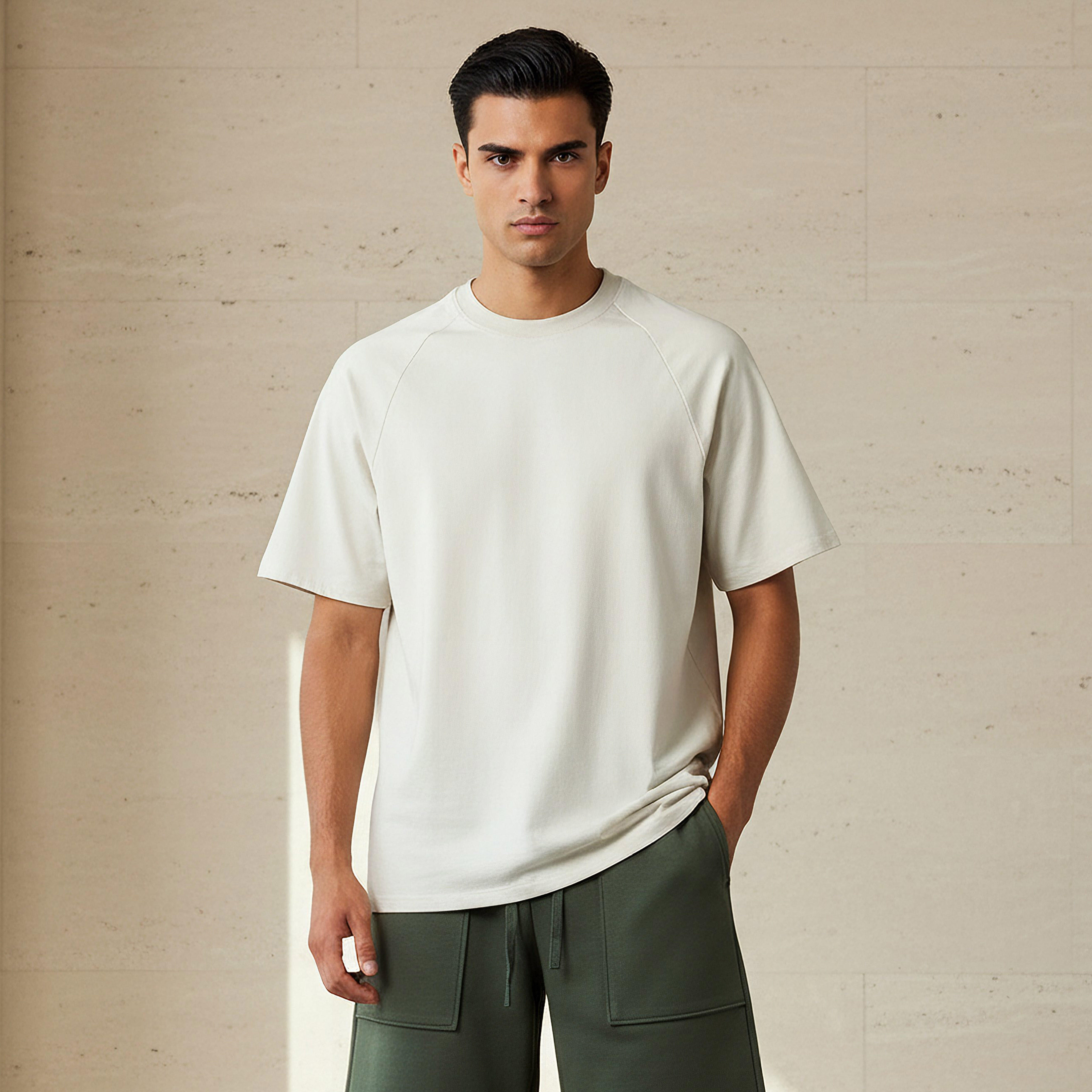 Love Pangolin Men Raglan Sleeves Oversized T-shirt-men-clothing-sportswearandactivewear-tshirtsandpolos-image-1