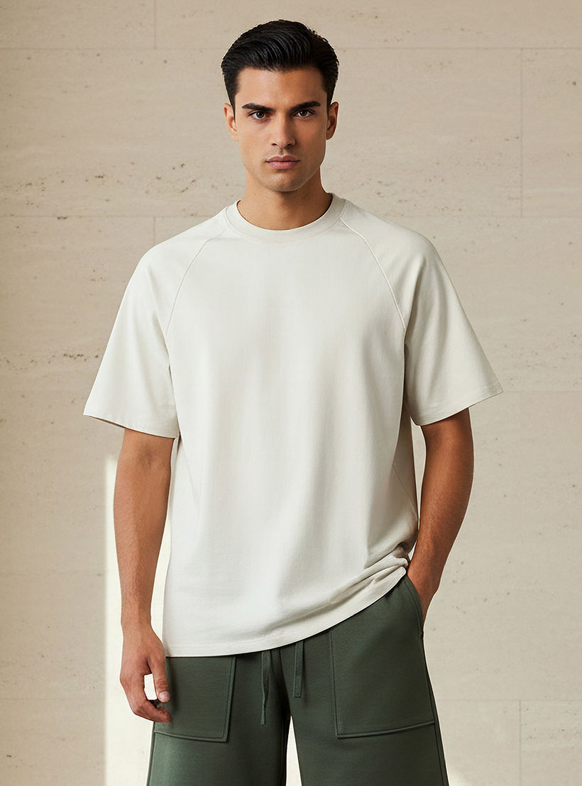 Love Pangolin Men Raglan Sleeves Oversized T-shirt-men-clothing-sportswearandactivewear-tshirtsandpolos-image-1