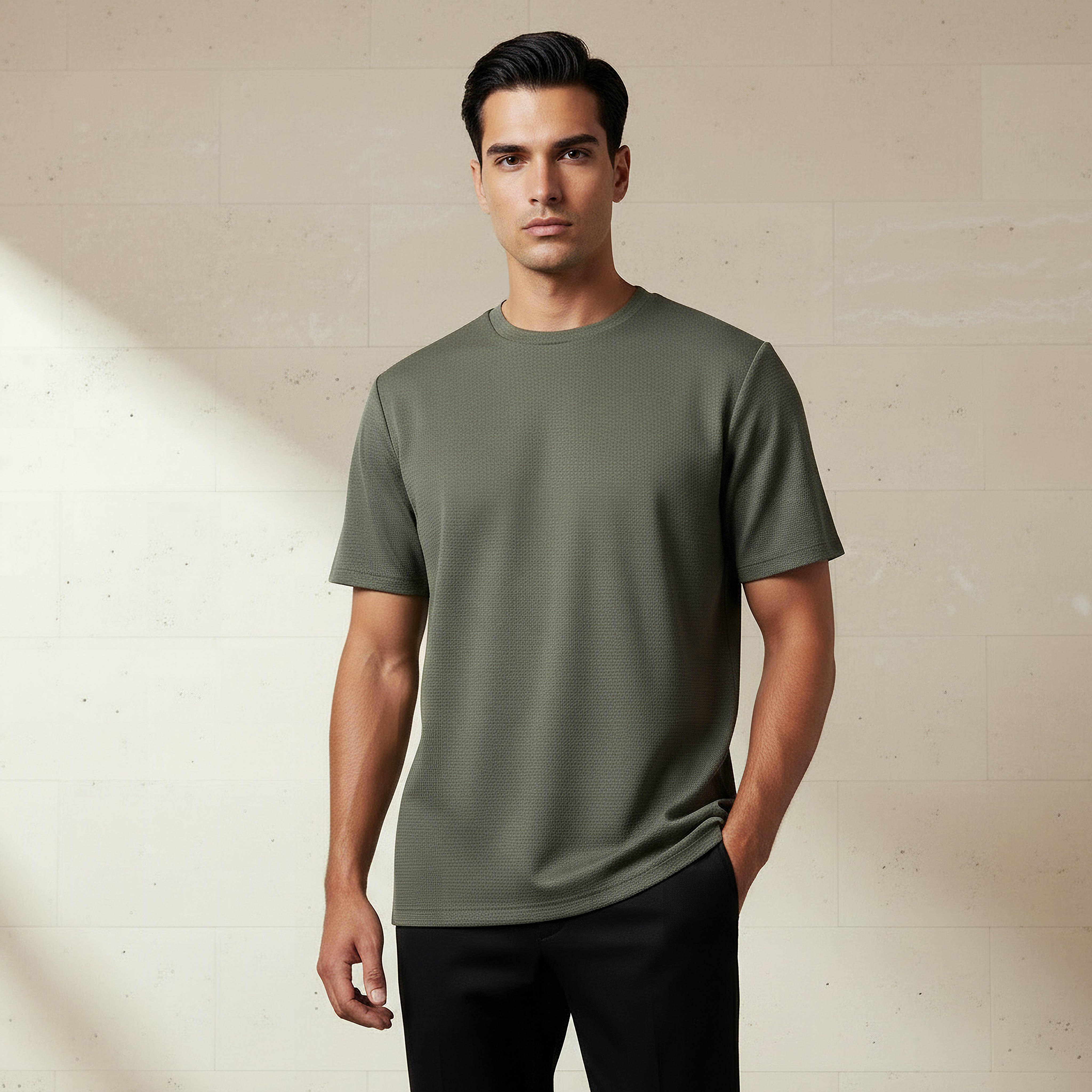 Love Pangolin Men Waffle Textured T-shirt-men-clothing-sportswearandactivewear-tshirtsandpolos-image-1