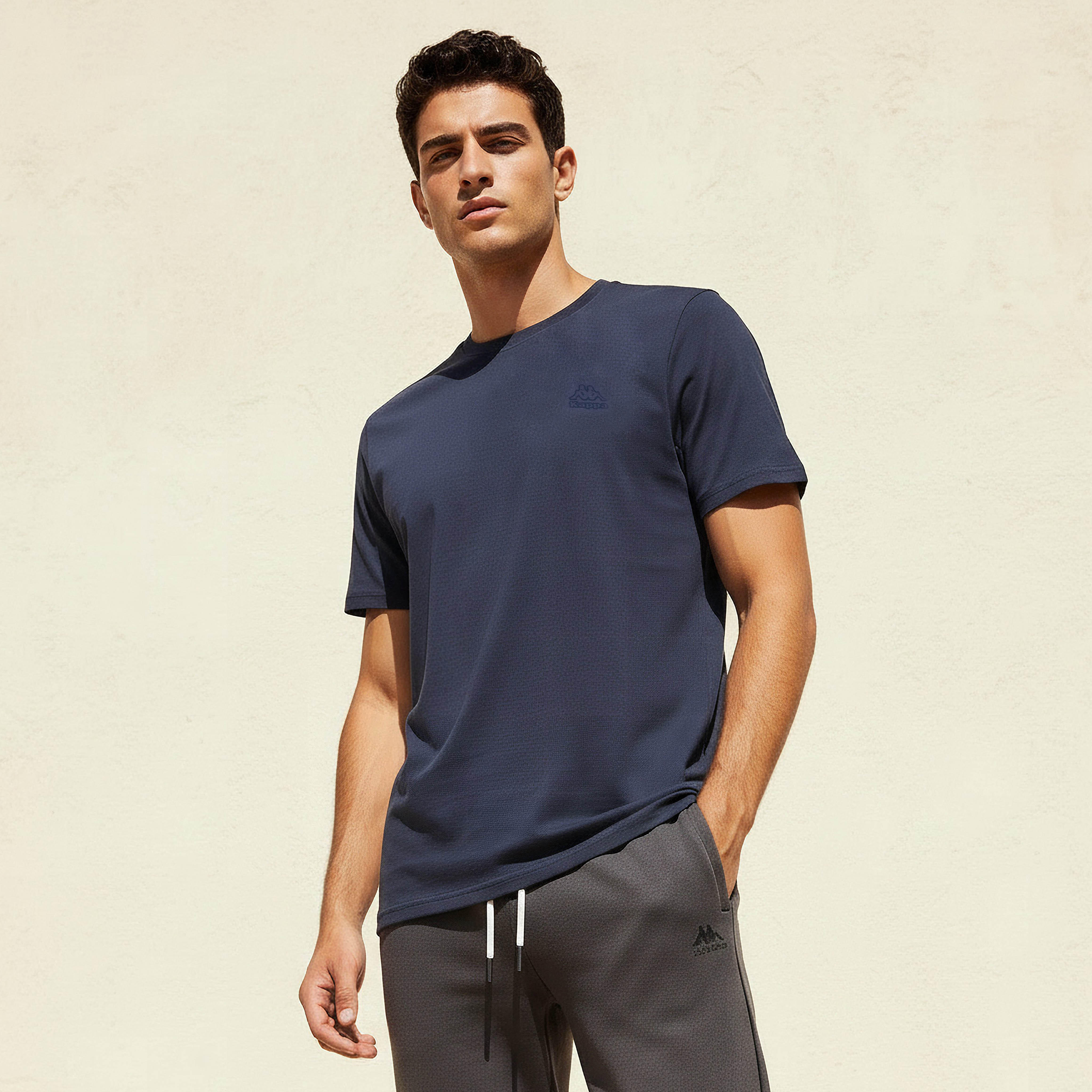 Kappa Men Embroidered T-shirt-men-clothing-sportswearandactivewear-tshirtsandpolos-image-1