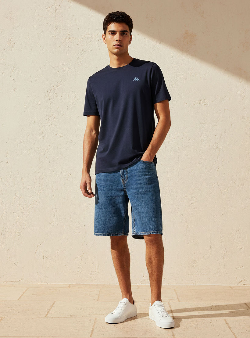 تيشيرت بطبعات شعار للرجال من كابا-men-clothing-sportswearandactivewear-tshirtsandpolos-image-1