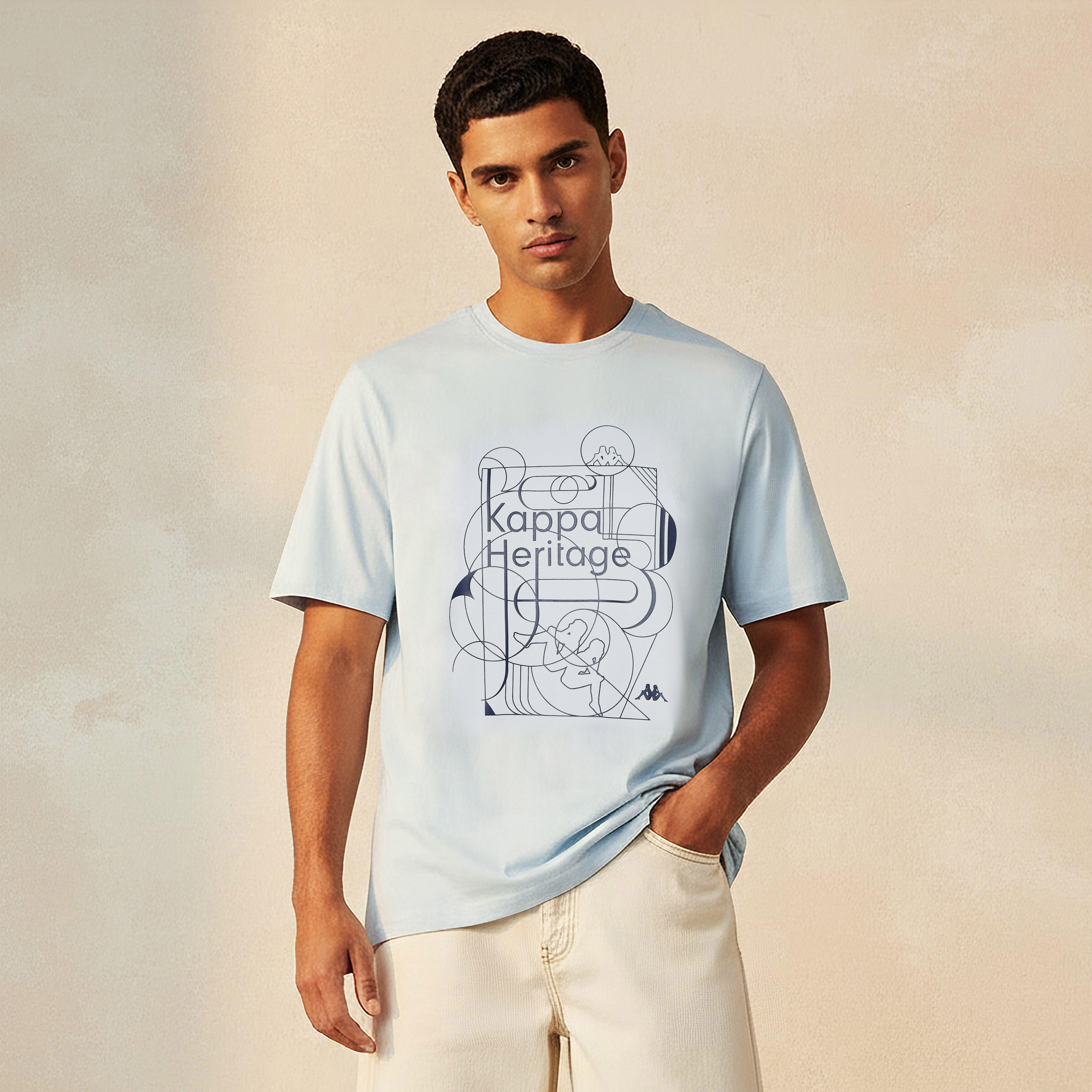 Kappa Men Slogan Print T-shirt-men-clothing-sportswearandactivewear-tshirtsandpolos-image-1