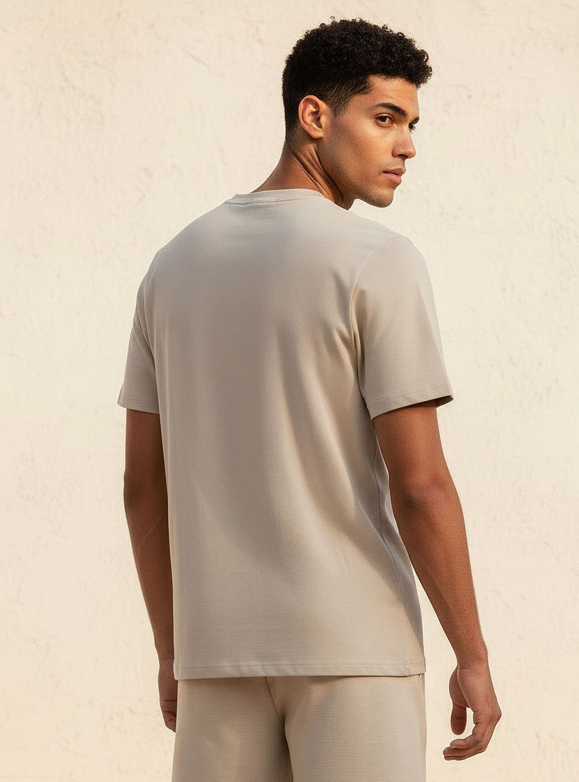 Kappa Men Logo Print T-shirt-men-clothing-sportswearandactivewear-tshirtsandpolos-image-4