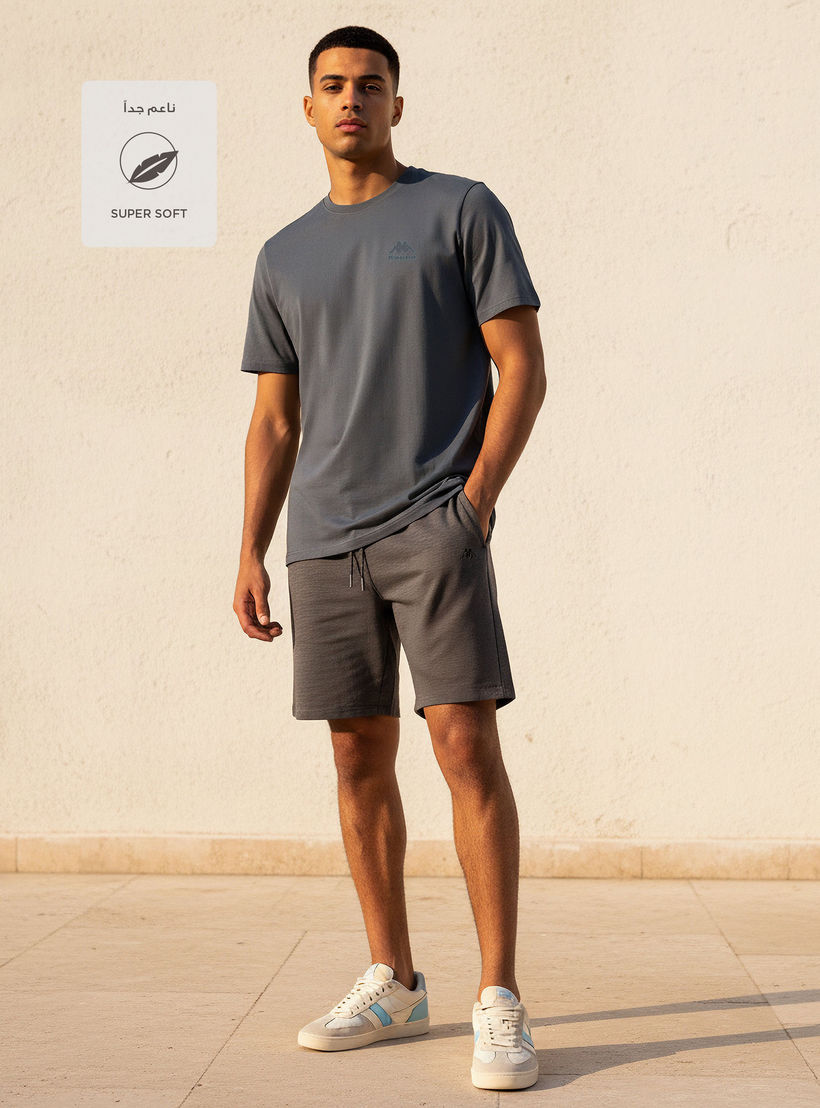 Kappa Men Logo Print T-shirt-men-clothing-sportswearandactivewear-tshirtsandpolos-image-3