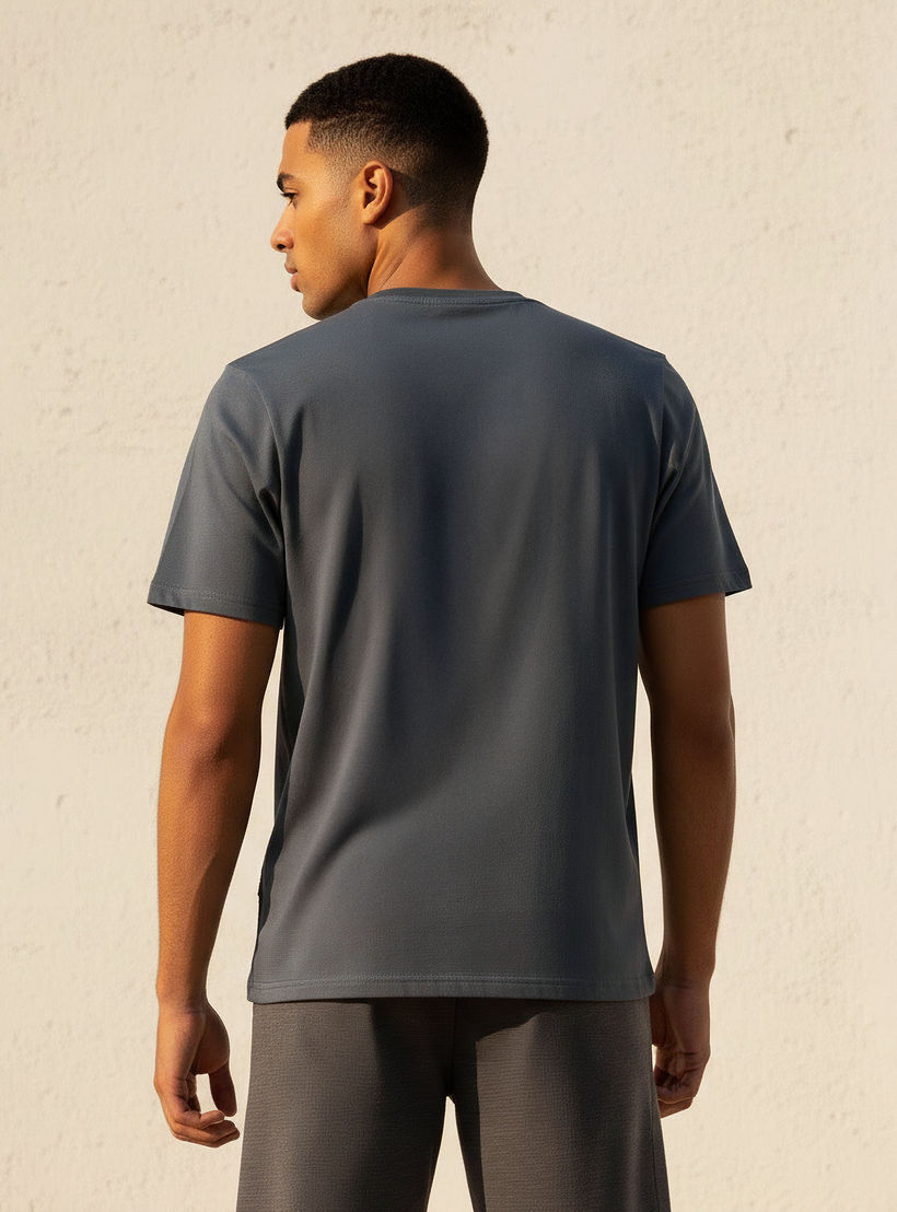 Kappa Men Logo Print T-shirt-men-clothing-sportswearandactivewear-tshirtsandpolos-image-4