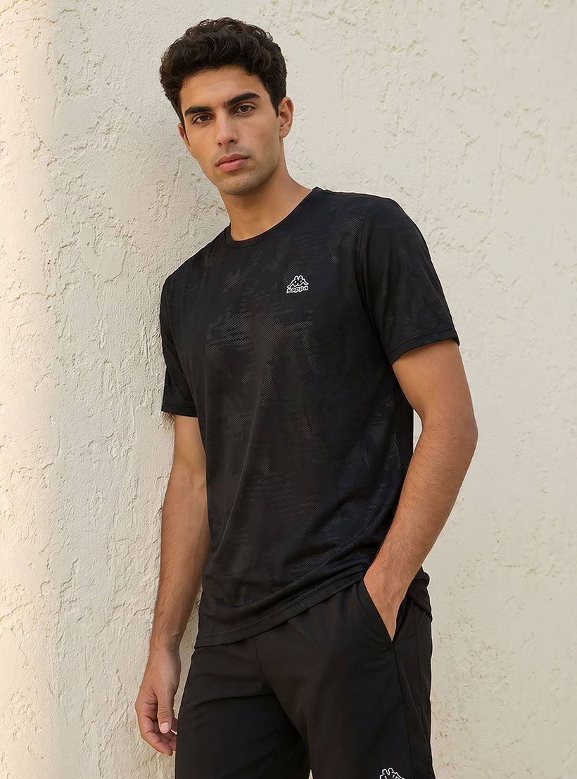Kappa Men Performance Textured T-shirt-men-clothing-sportswearandactivewear-tshirtsandpolos-image-1